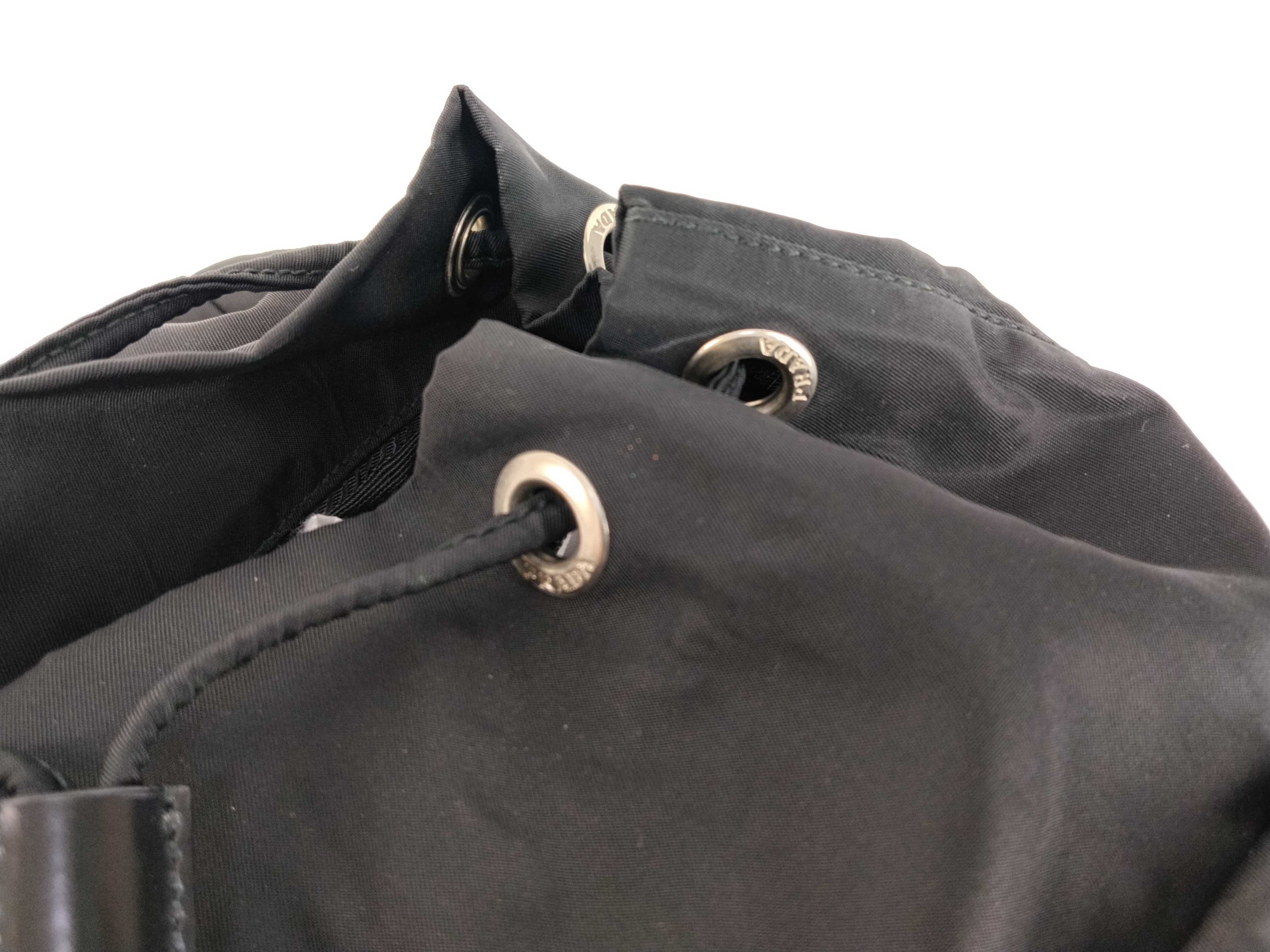 nylon backpack, black nylon backpack. — view 10