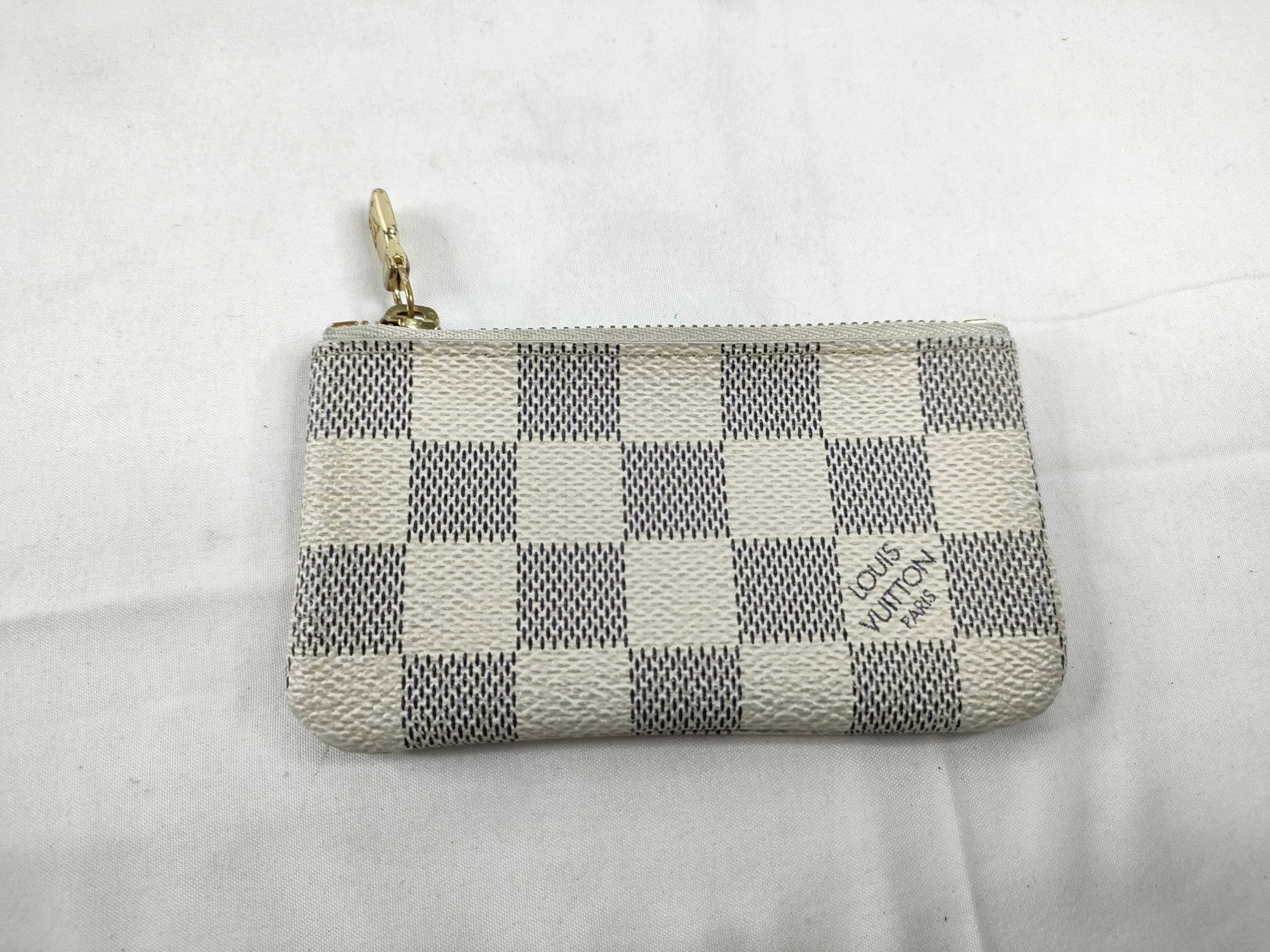 Damier Azur Pochette Clé Coin Case