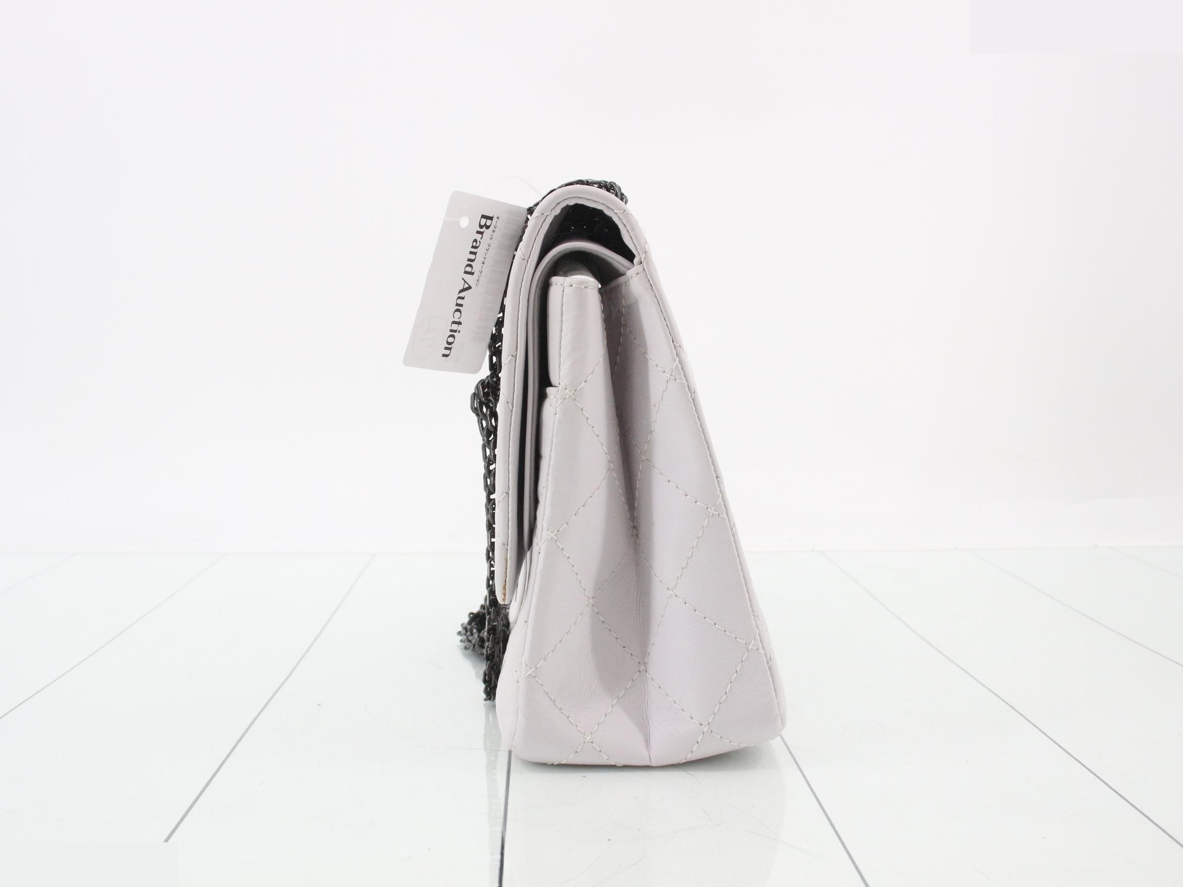 2.55 Leather Double Flap Double Chain Shoulder Bag — view 3