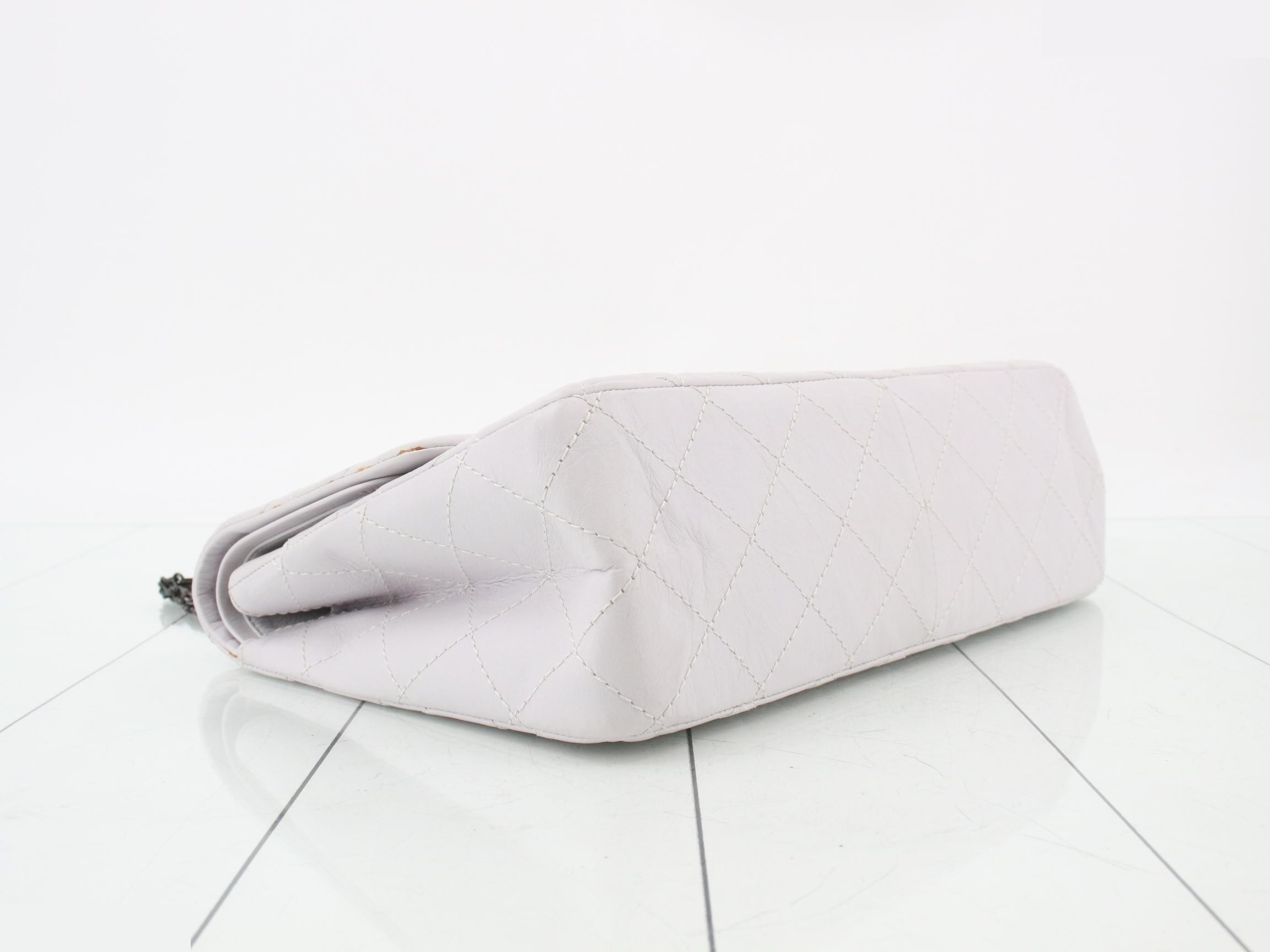 2.55 Leather Double Flap Double Chain Shoulder Bag — view 5