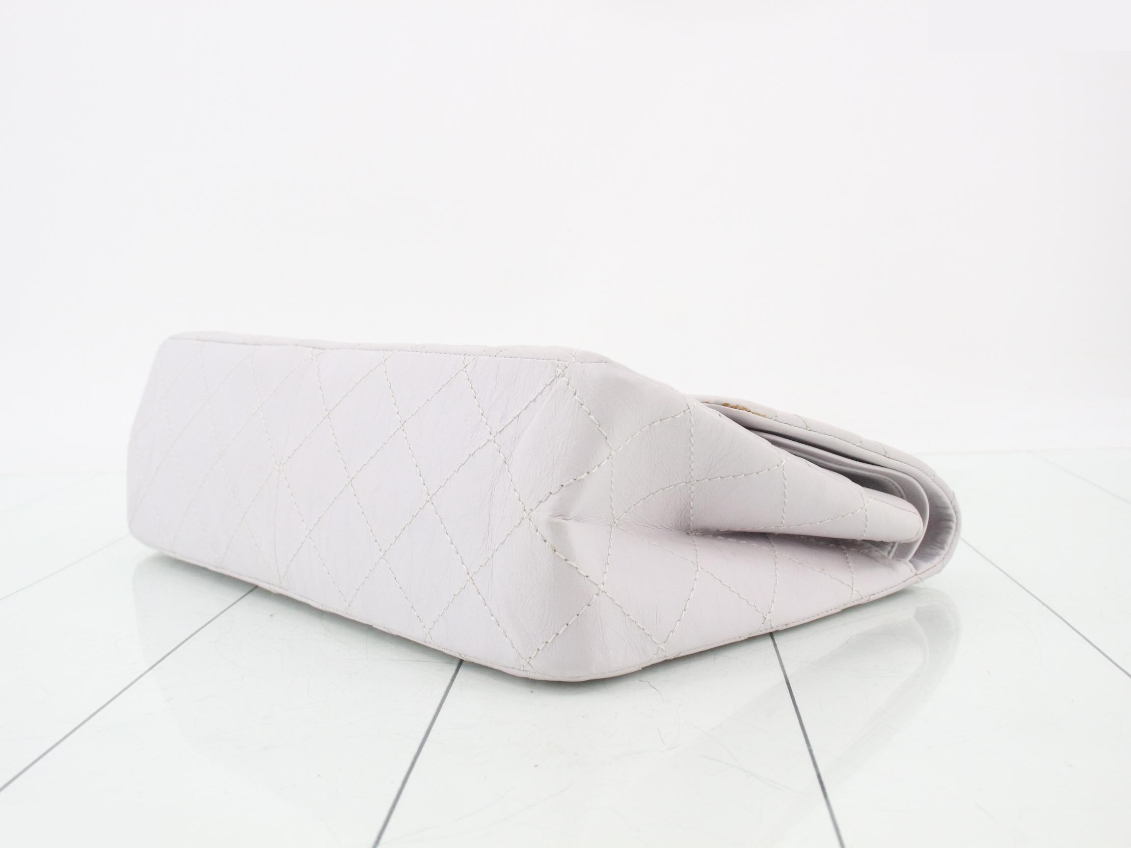 2.55 Leather Double Flap Double Chain Shoulder Bag — view 6