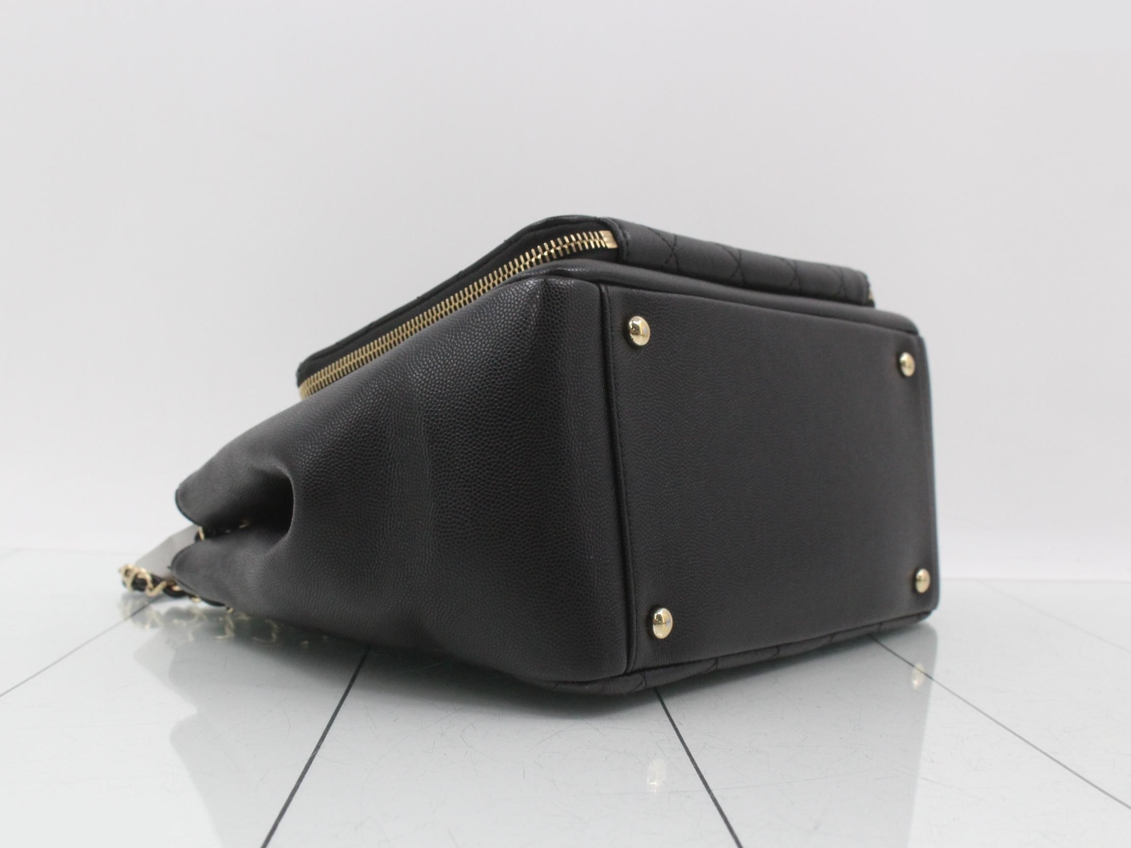 2-Way Top Handle Caviar Skin Matelassé Shoulder Bag — view 5