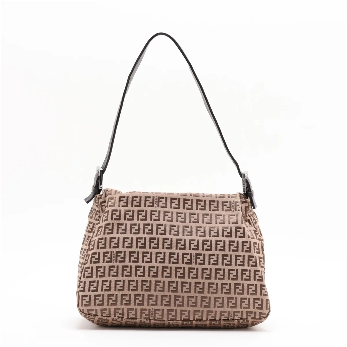 Zucchino Mamma Bucket 8BR001 Canvas x Leather Shoulder Bag Brown — view 2