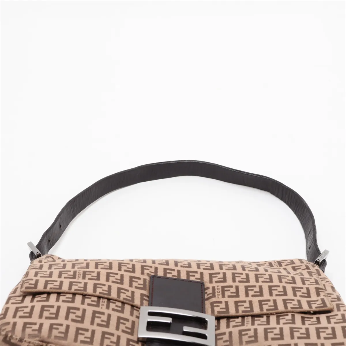 Zucchino Mamma Bucket 8BR001 Canvas x Leather Shoulder Bag Brown — view 6