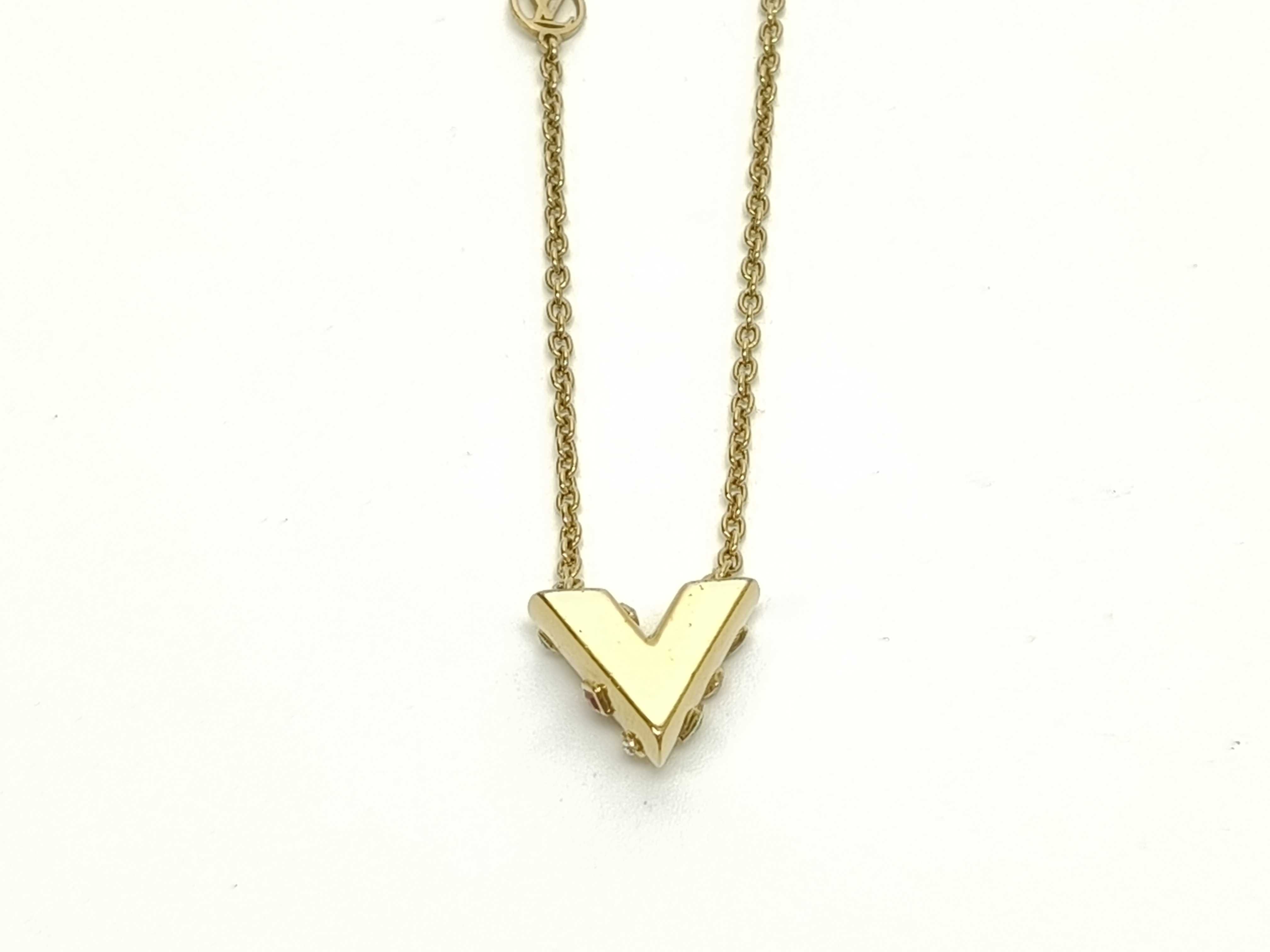 Essential V Gold Necklace — view 2
