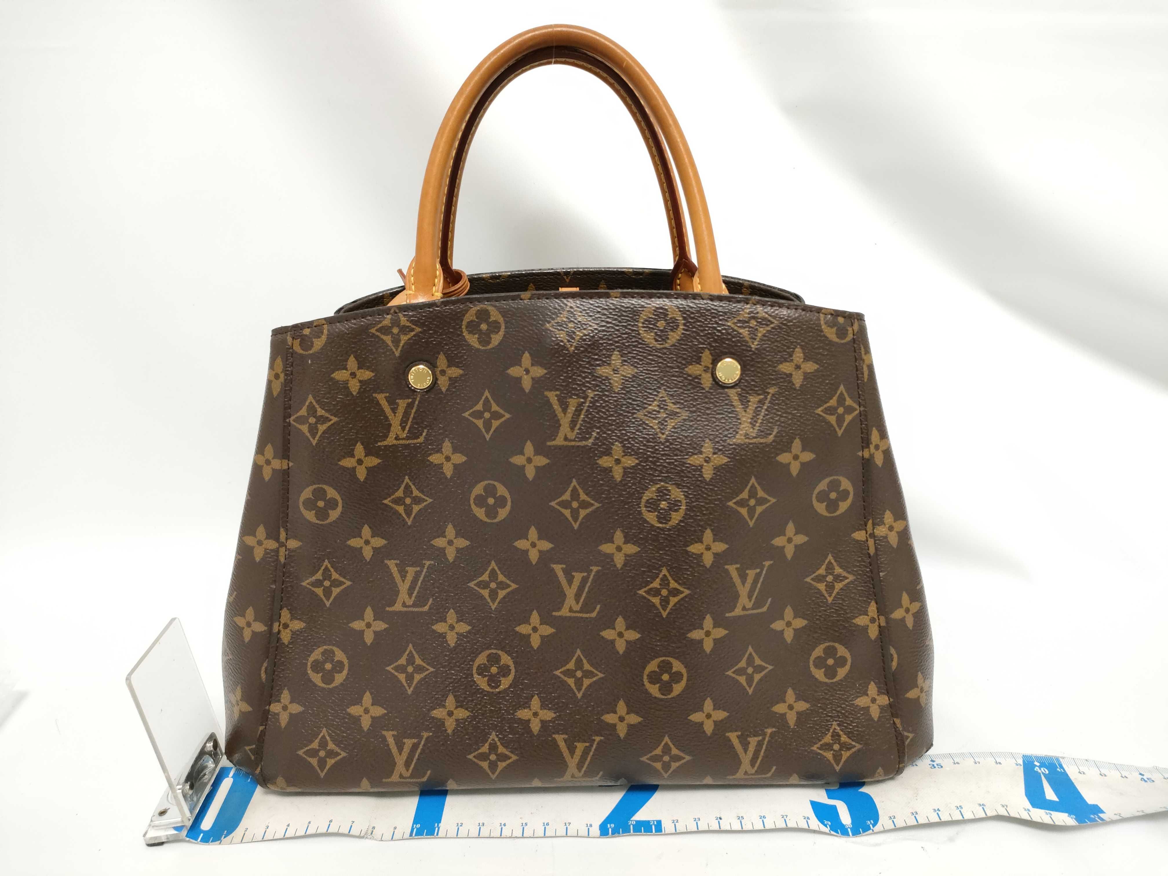 Monogram Montaigne MM M41056 Brown RI3179 Handbag — view 2