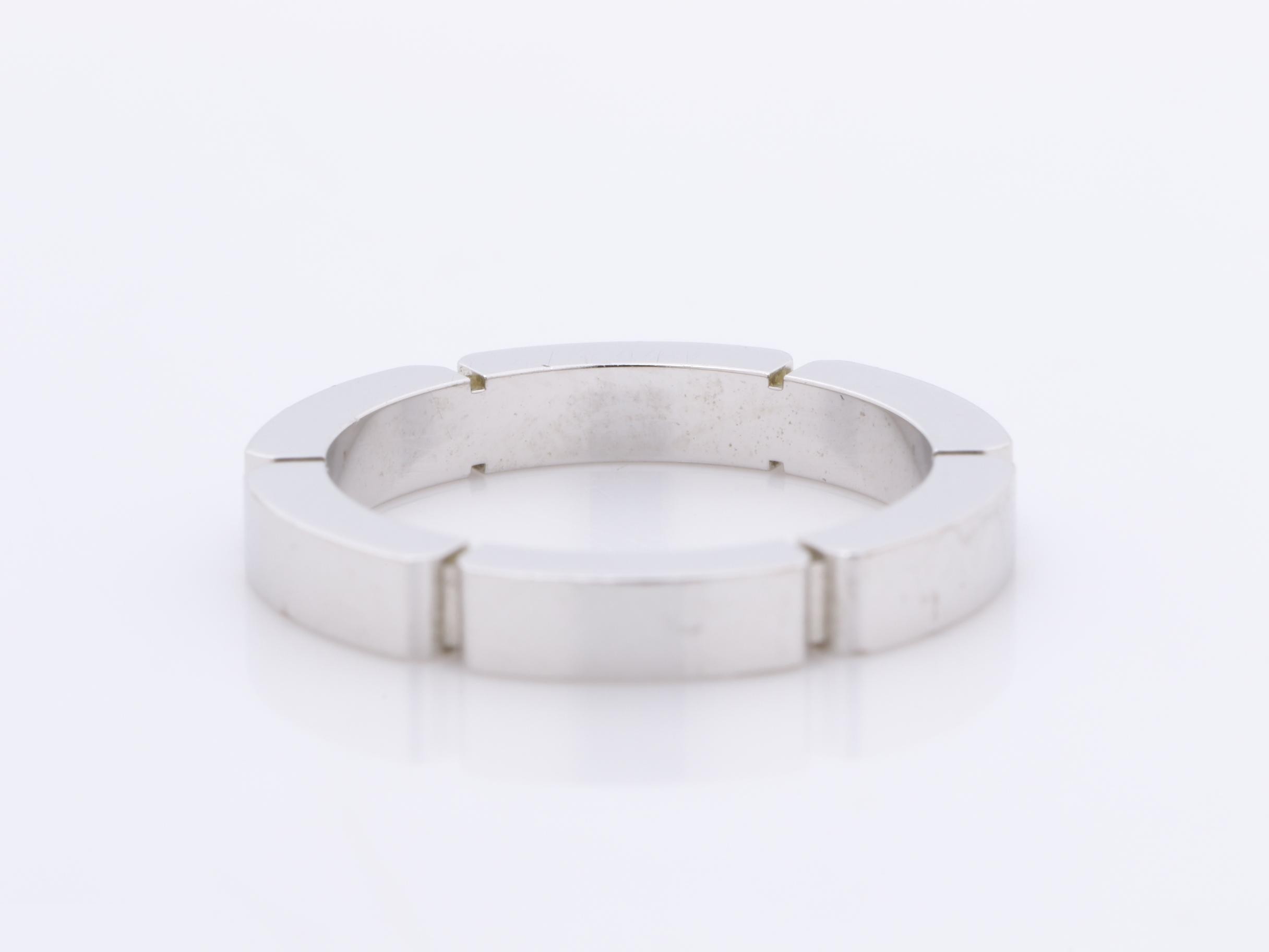 Maillon Panthère Ring Au750WG 45 Total weight 4.0g — view 4