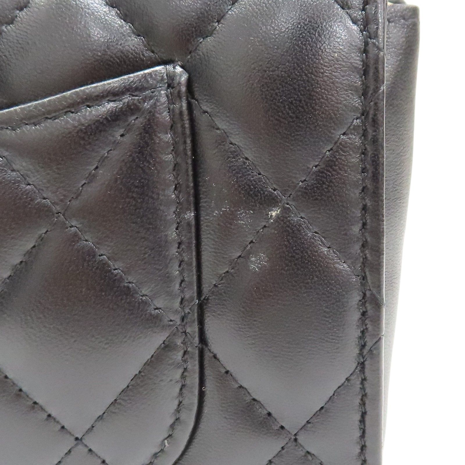 Woc Wallet On Chain Shoulder Bag Black Quilted Lambskin — view 15
