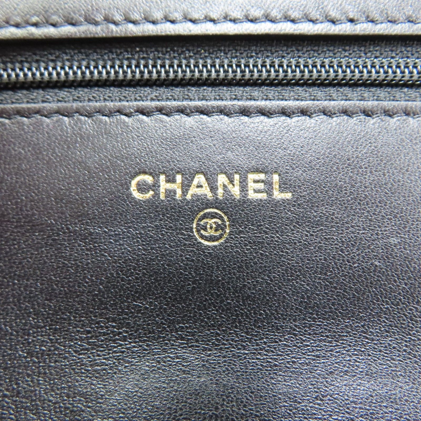 Woc Wallet On Chain Shoulder Bag Black Quilted Lambskin — view 7