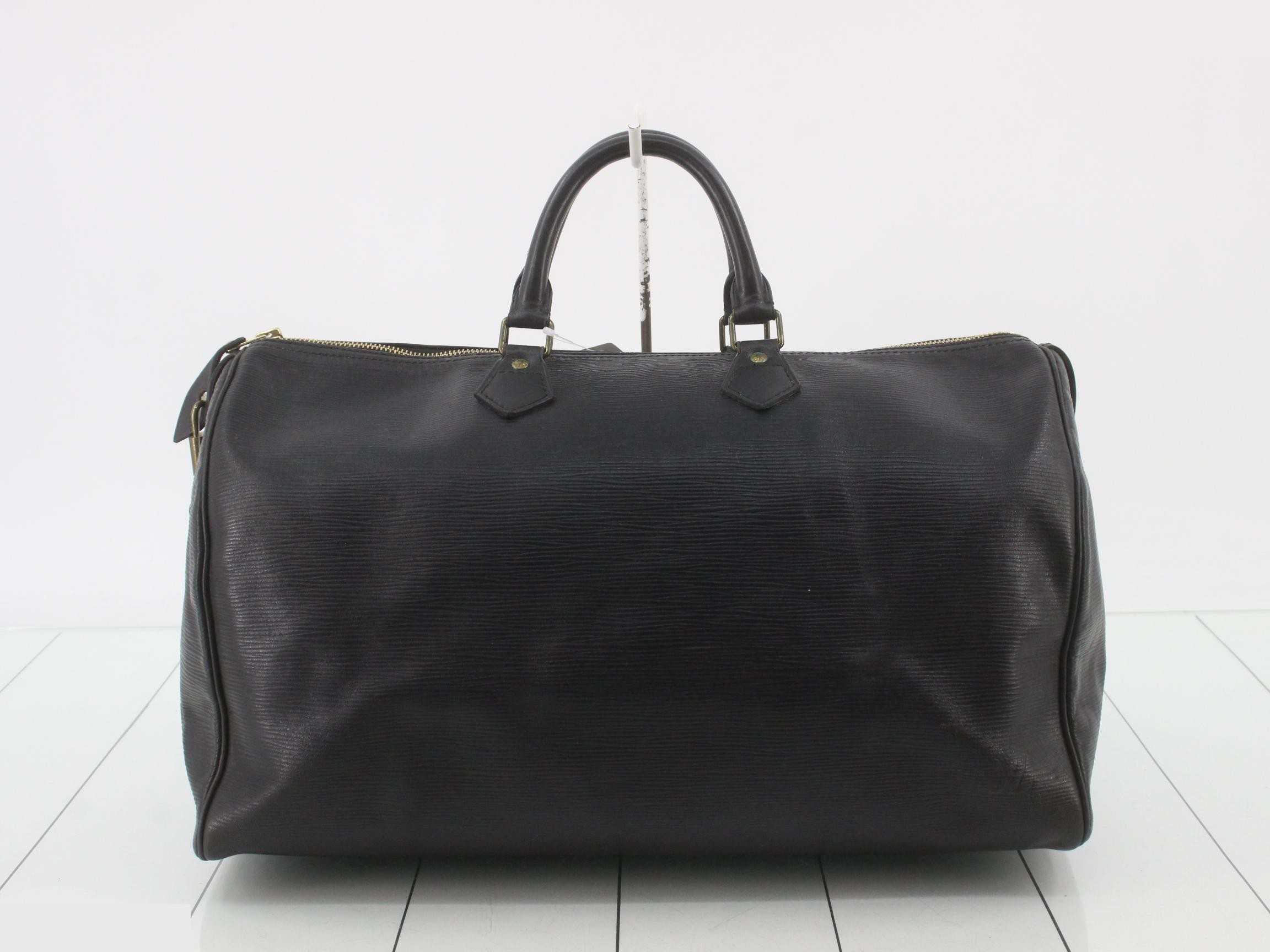 Speedy 40 handbag, Epi leather, black. — view 2