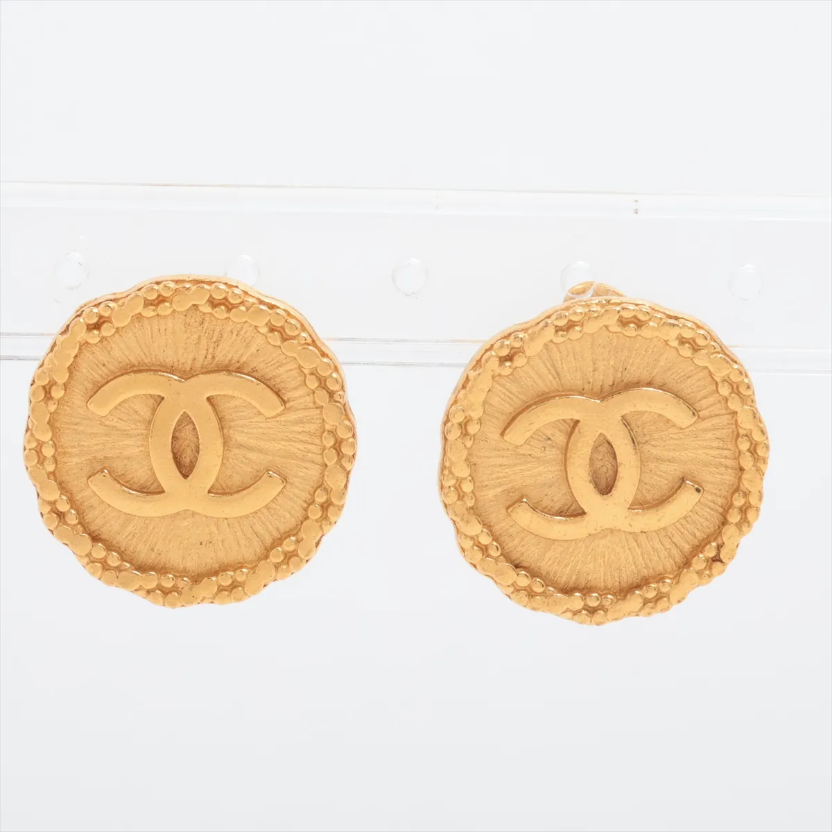 Coco Mark 93A Earrings (Pair) GP Gold -