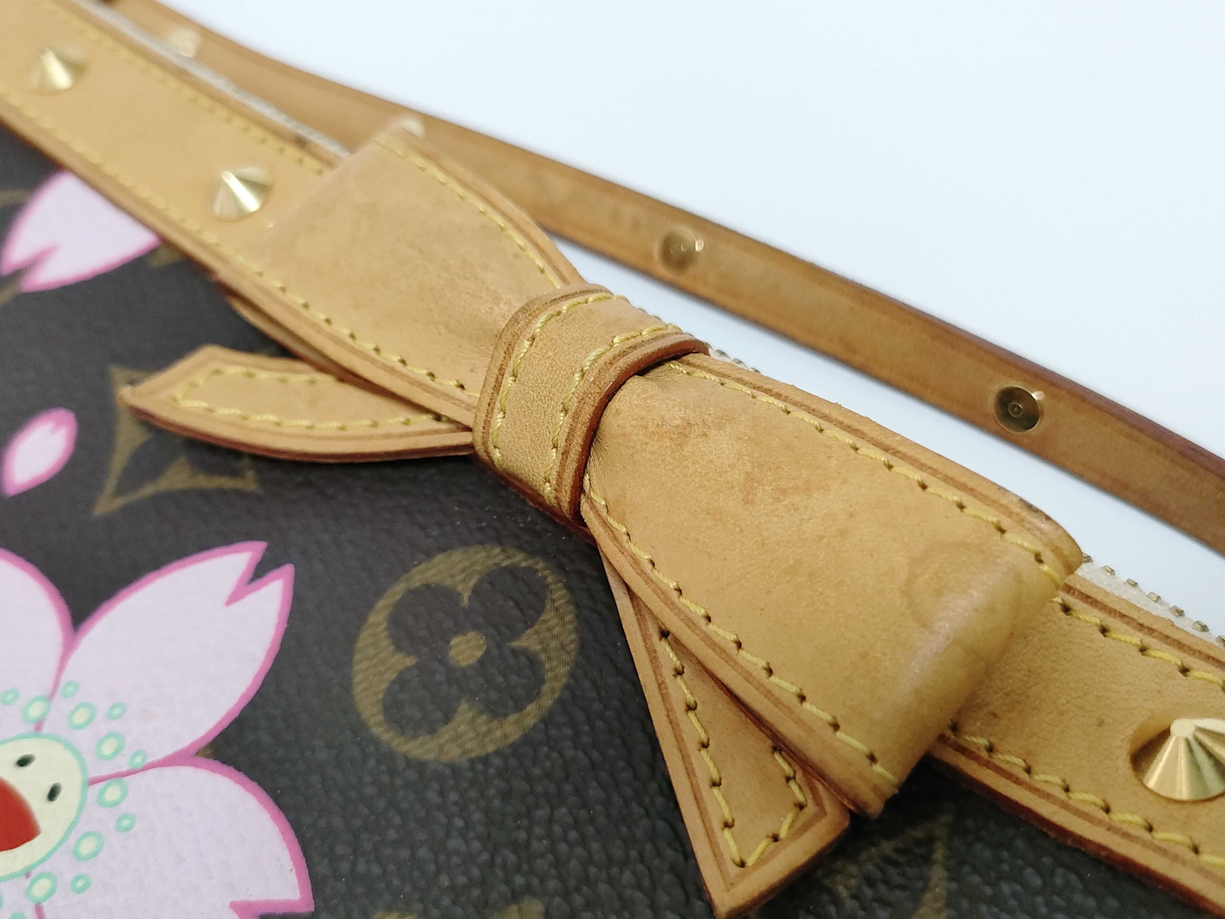 Monogram Cherry Blossom Pochette Accessoires Takashi Murakami Collaboration Pouch — view 14