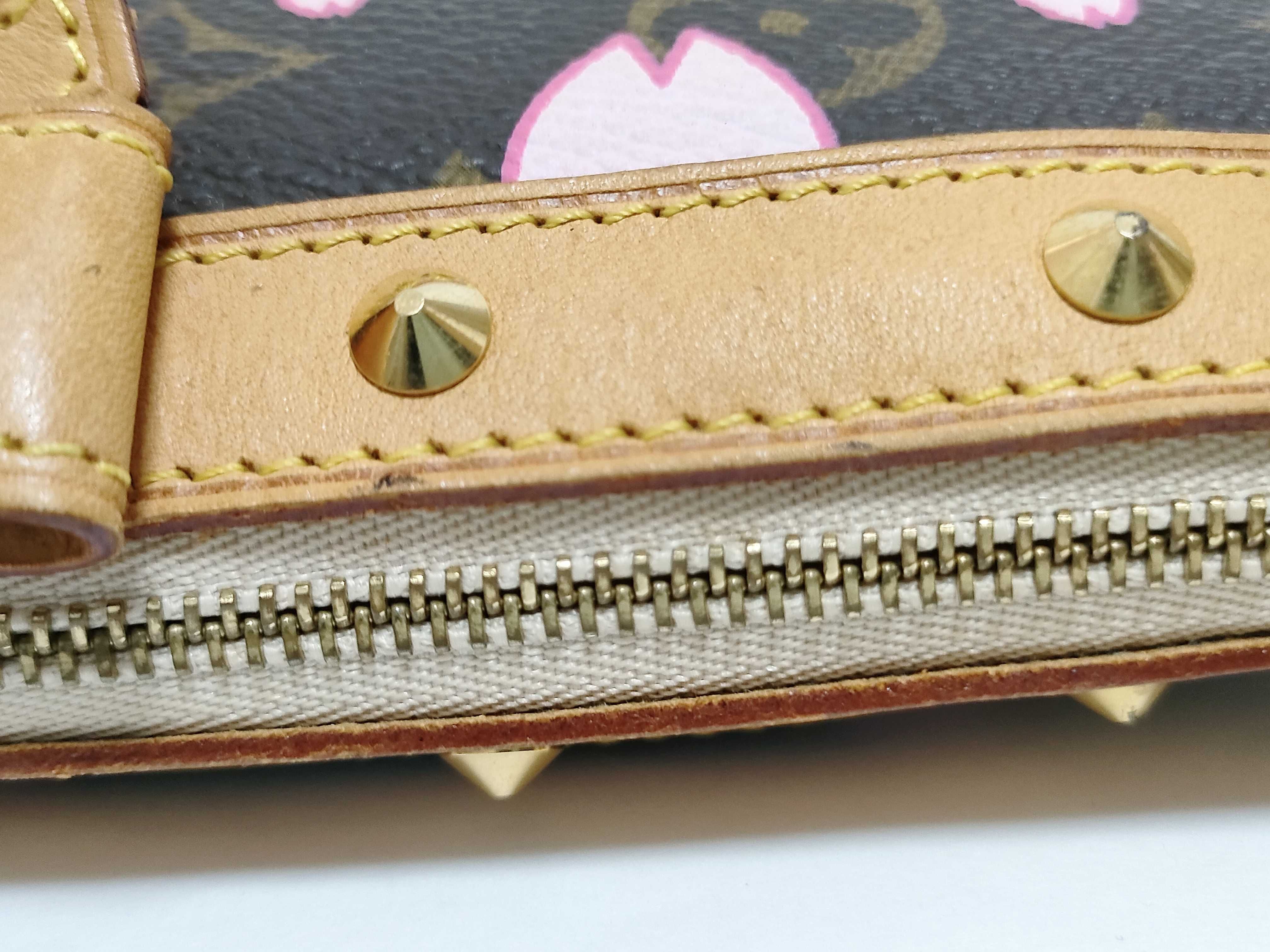 Monogram Cherry Blossom Pochette Accessoires Takashi Murakami Collaboration Pouch — view 6