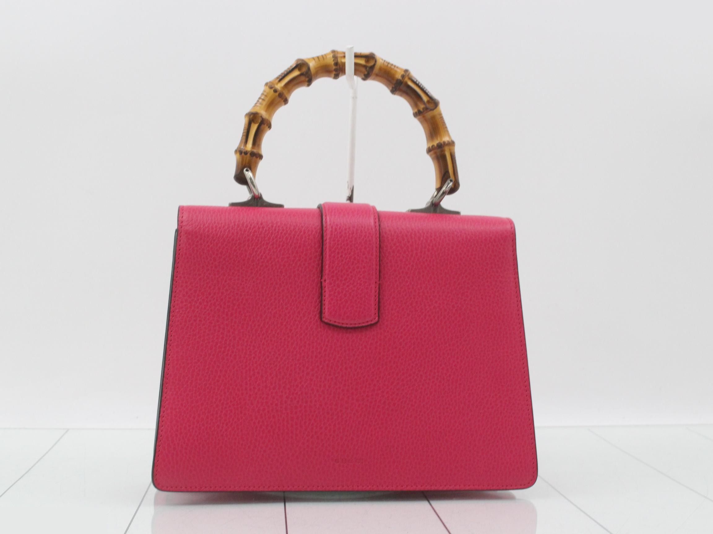 Bamboo Dionysus Leather 2-Way Handbag — view 2