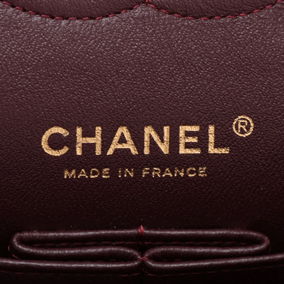 [Individually packaged] Chanel Matelassé 25 Lambskin Double Flap Double Chain Bag, Black with Gold Hardware, 21595516, Serial Number 21, A01112 — view 11