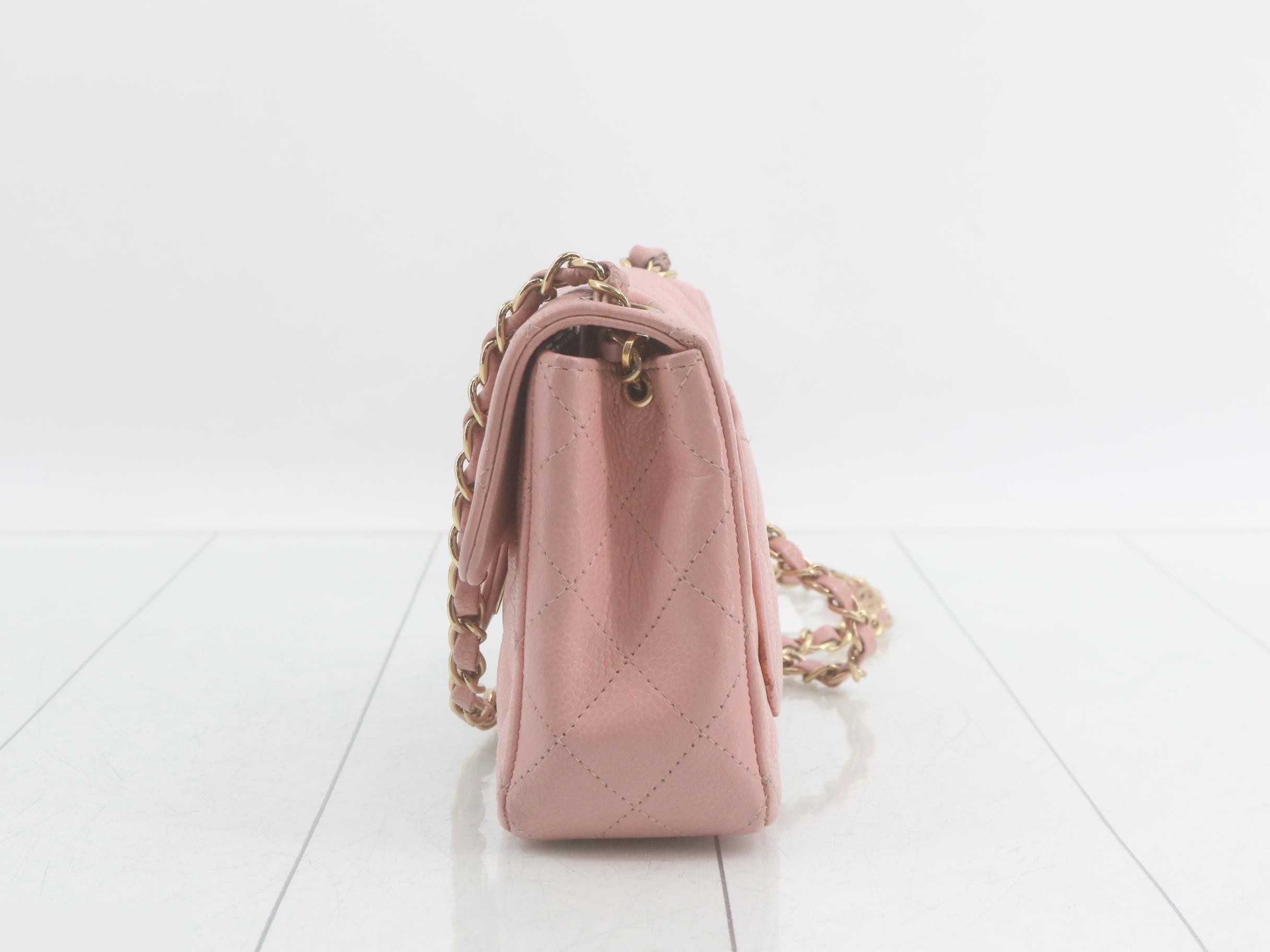 Mini Mat Caviar Shoulder Bag (with sticker) — view 3