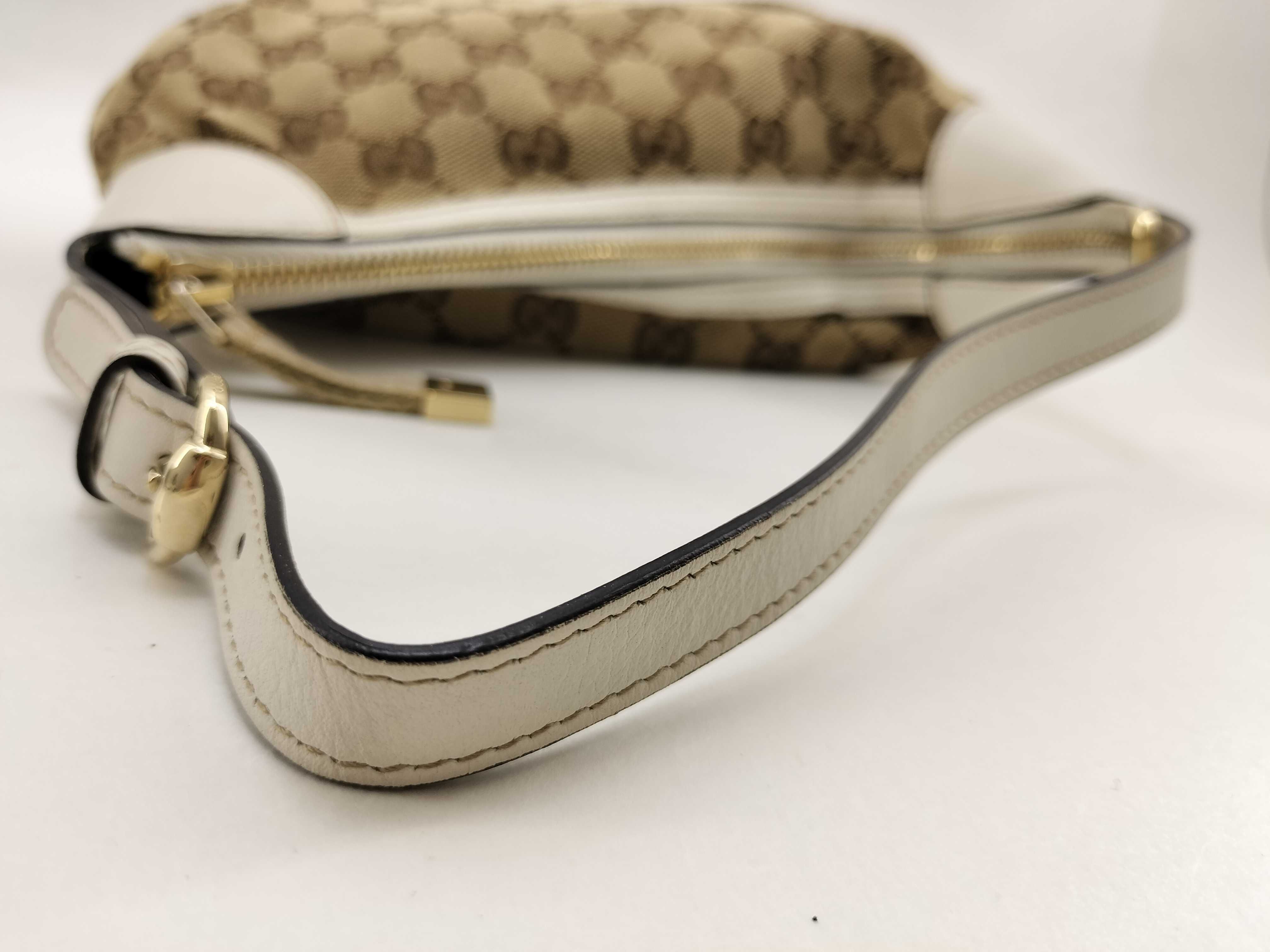 GG Canvas Hand Pouch, Beige — view 8