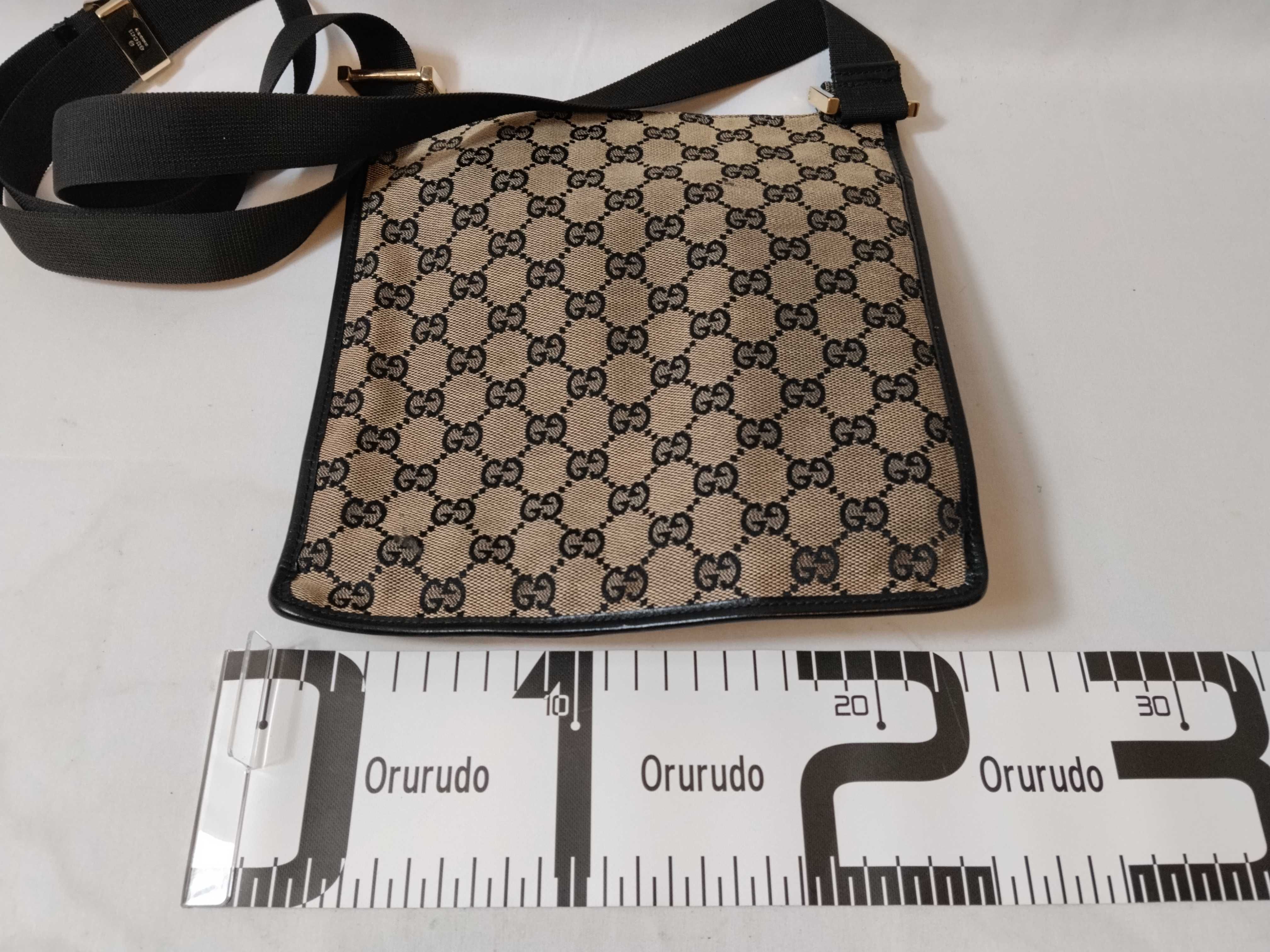 GG Canvas Shoulder Bag with Pen Case — view 2