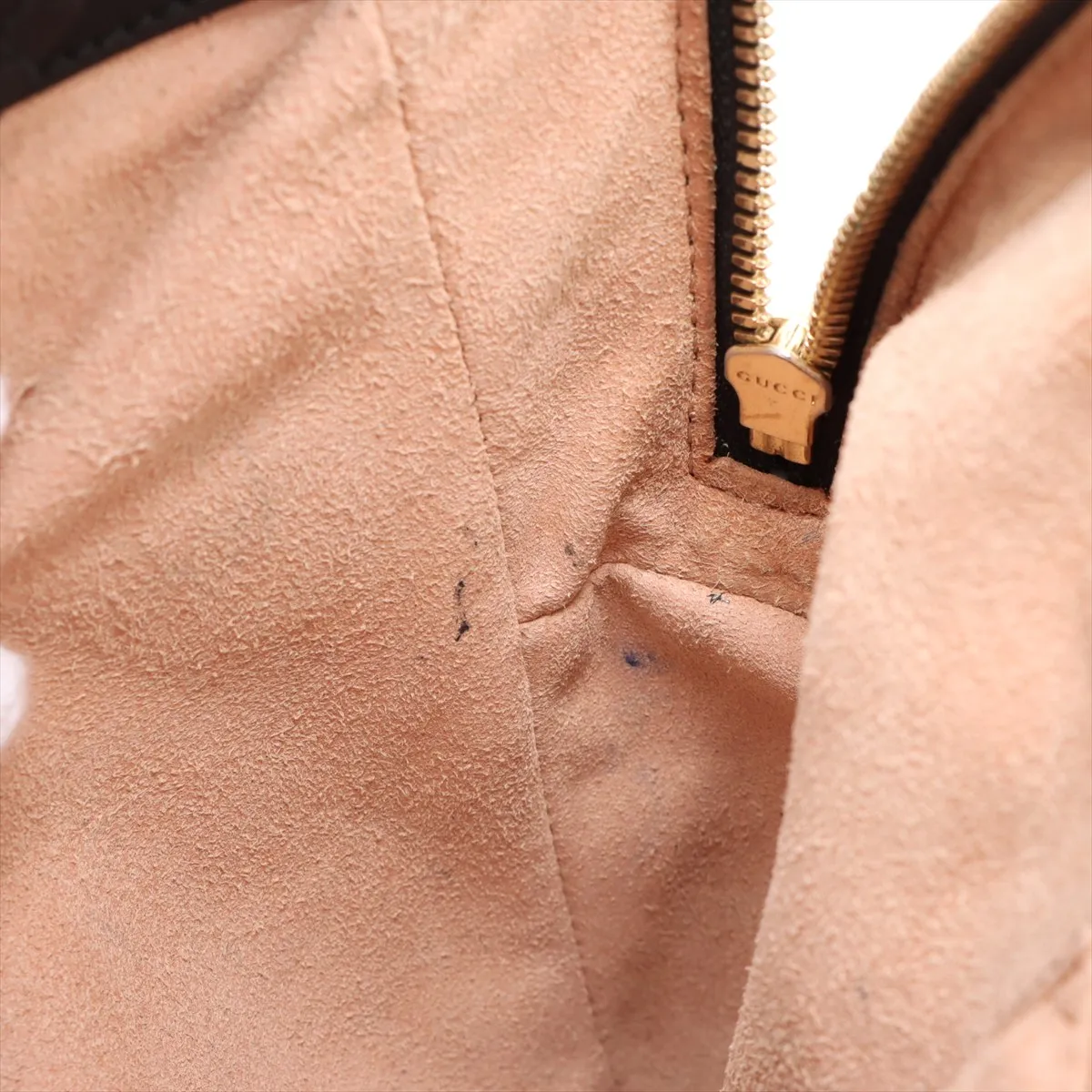 GG Supreme Bee PVC x Leather Backpack/Rucksack Beige x Black 427042 — view 13