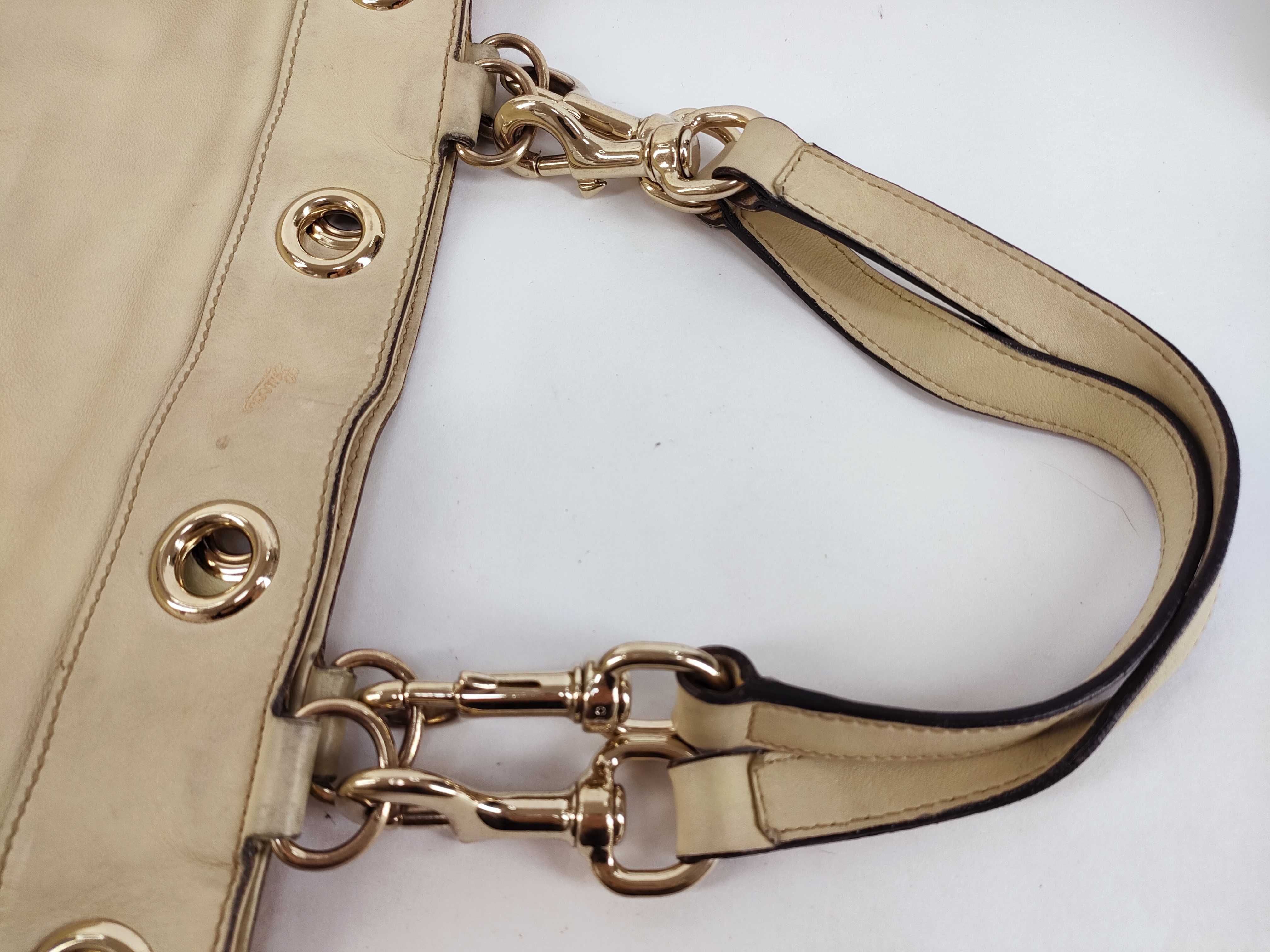 logo leather handbag — view 3