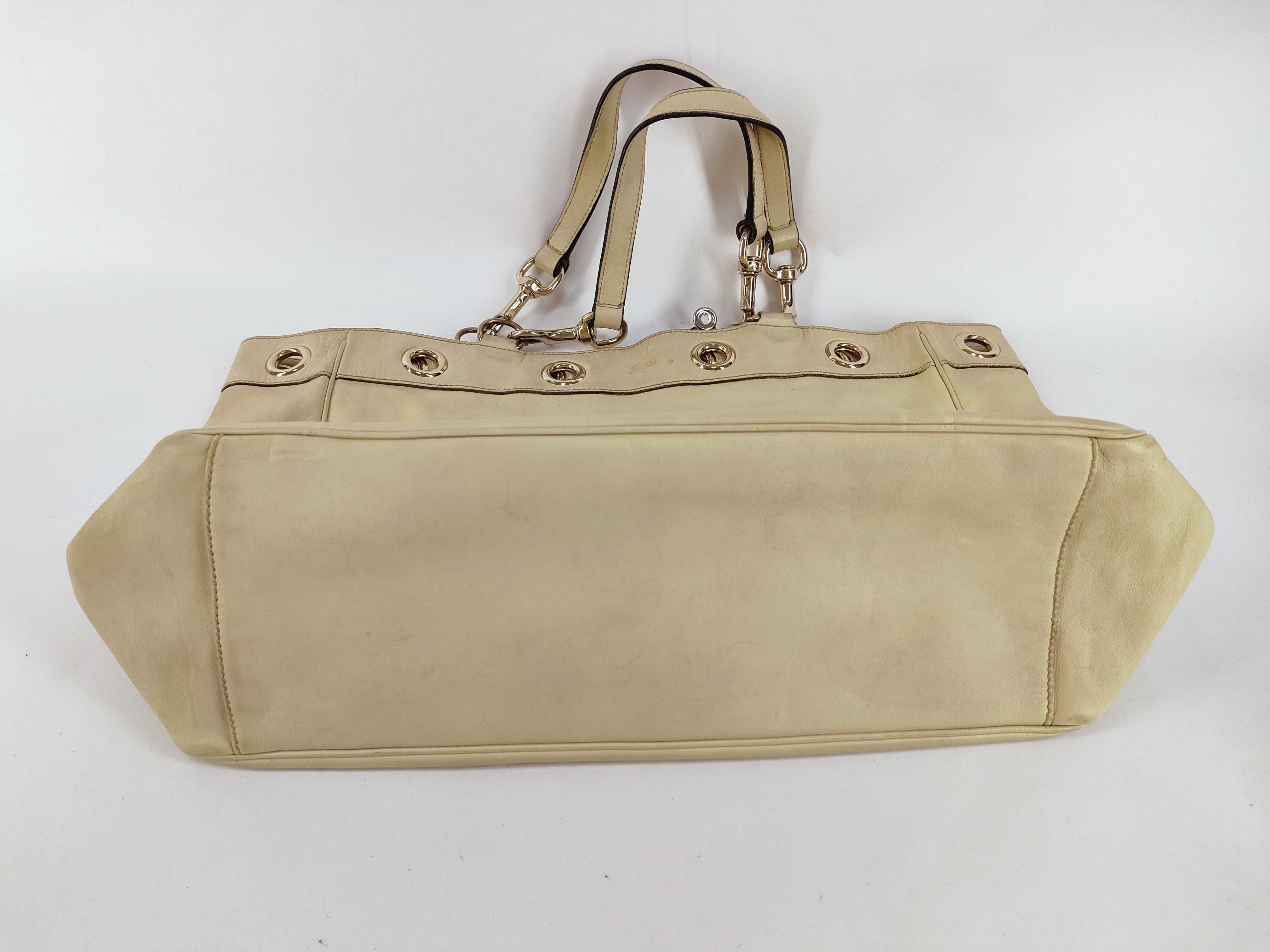 logo leather handbag — view 5