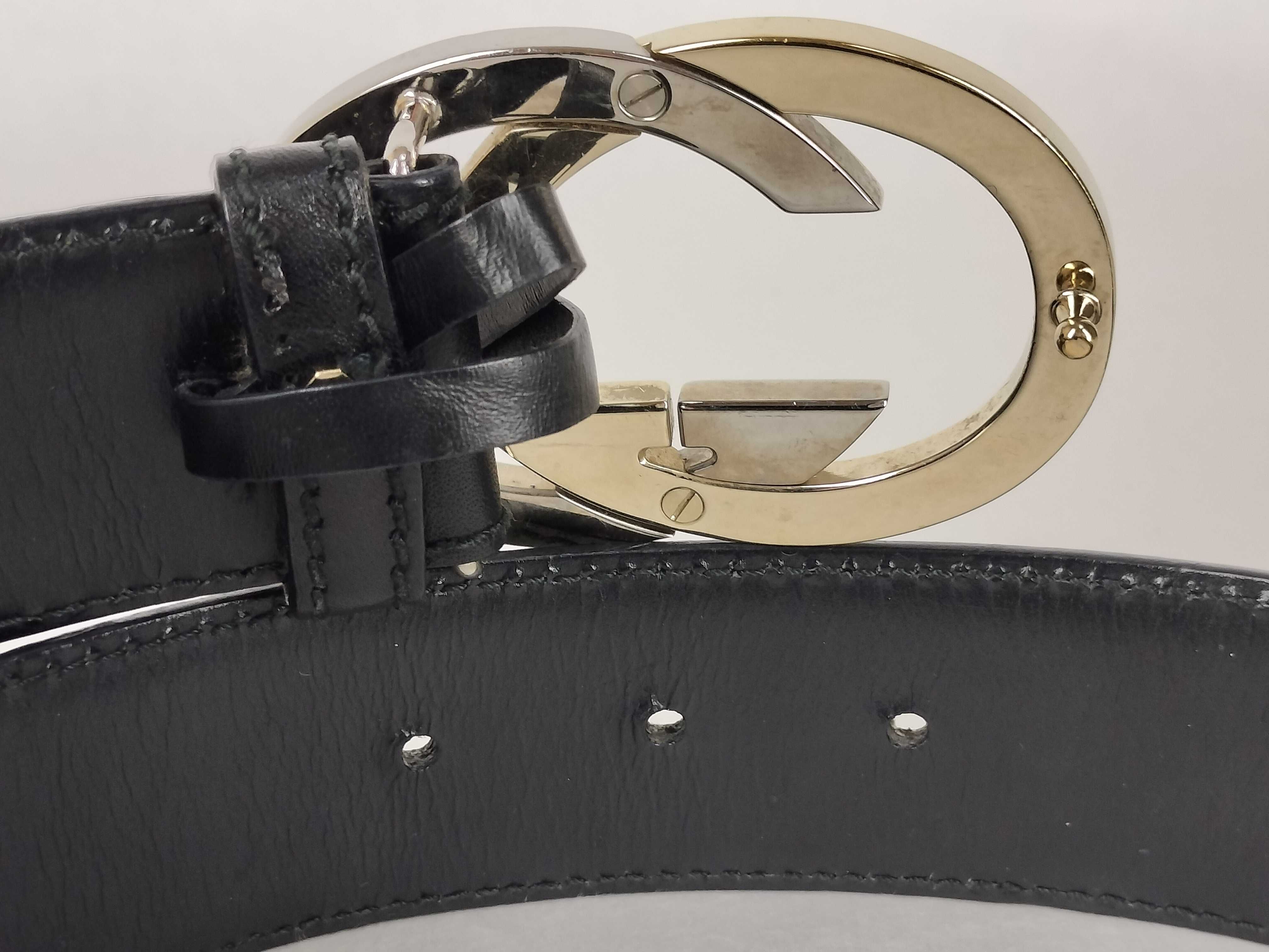 Double G Leather Belt — view 3
