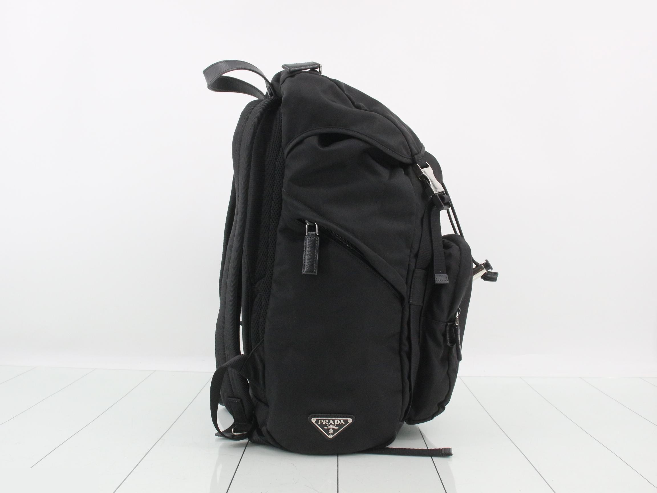 Nylon Triangular Plate Backpack — view 4