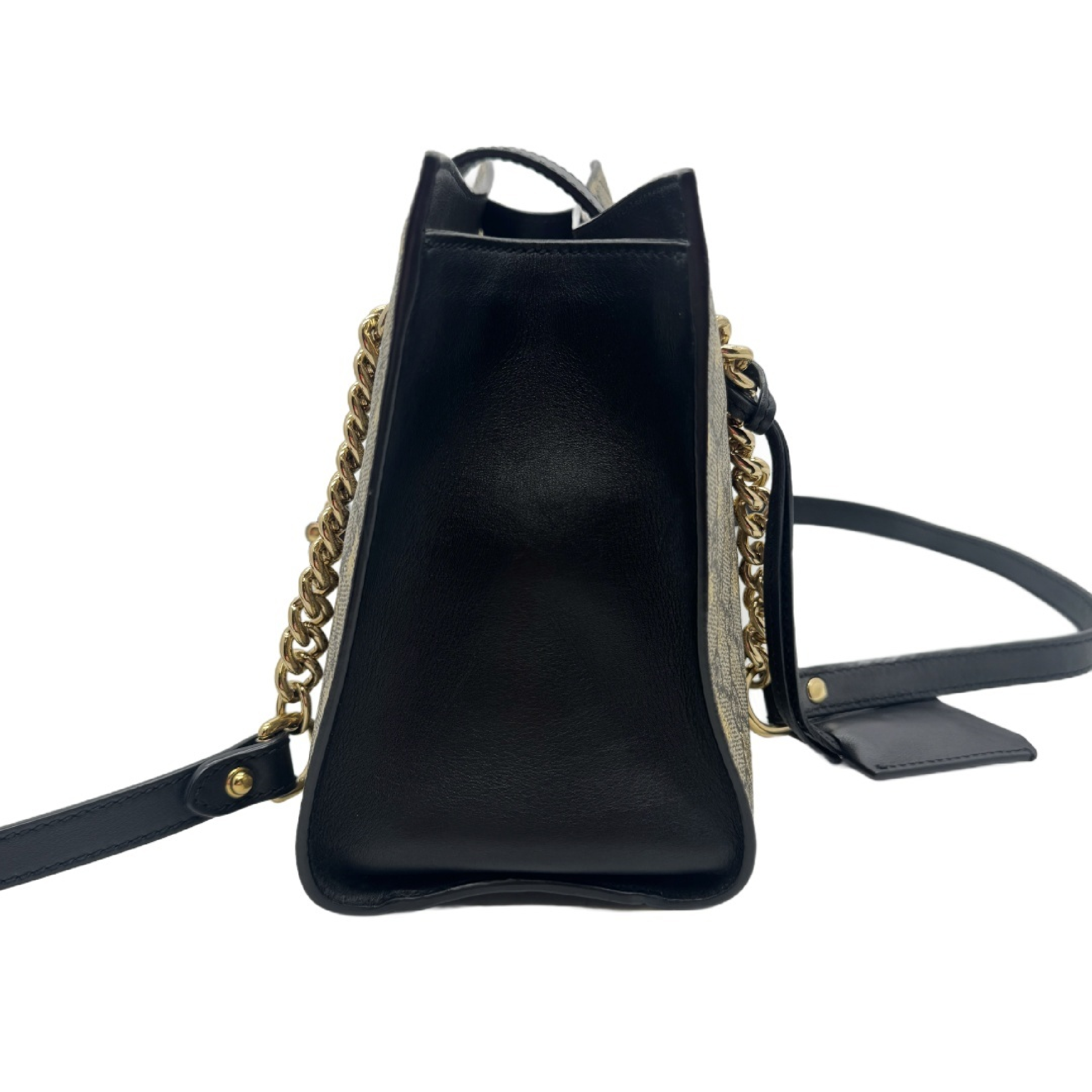 GG Supreme Bee Padlock Tote Bag Shoulder Bag — view 4