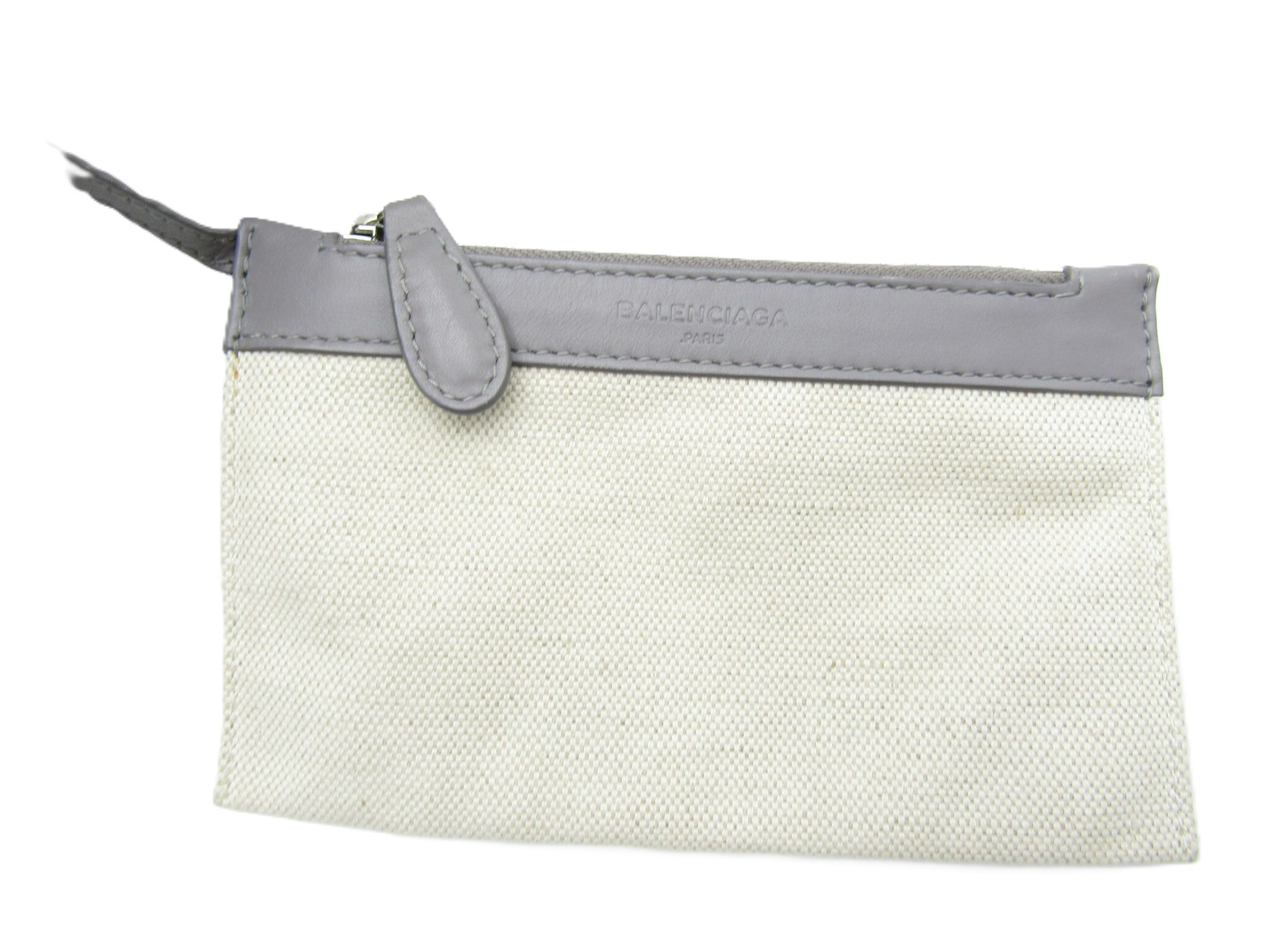 Navy Cabas XS 390346 Natural/Gray Silver Hardware Handbag — view 6