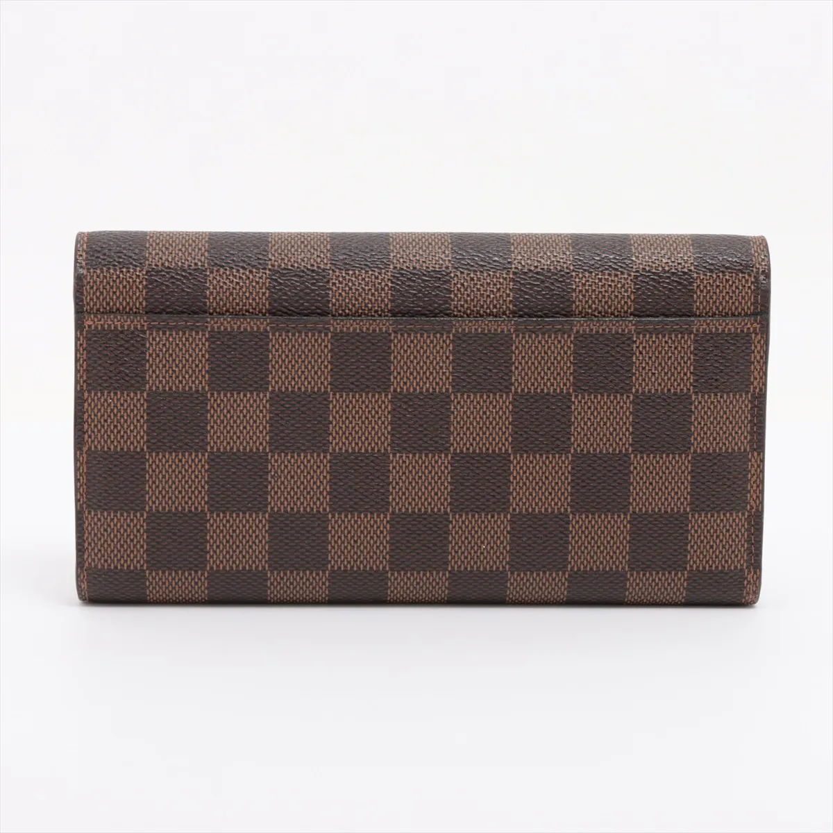 Damier Portefeuille Sara N63209 Brown Long Wallet RFID Reaction — view 2