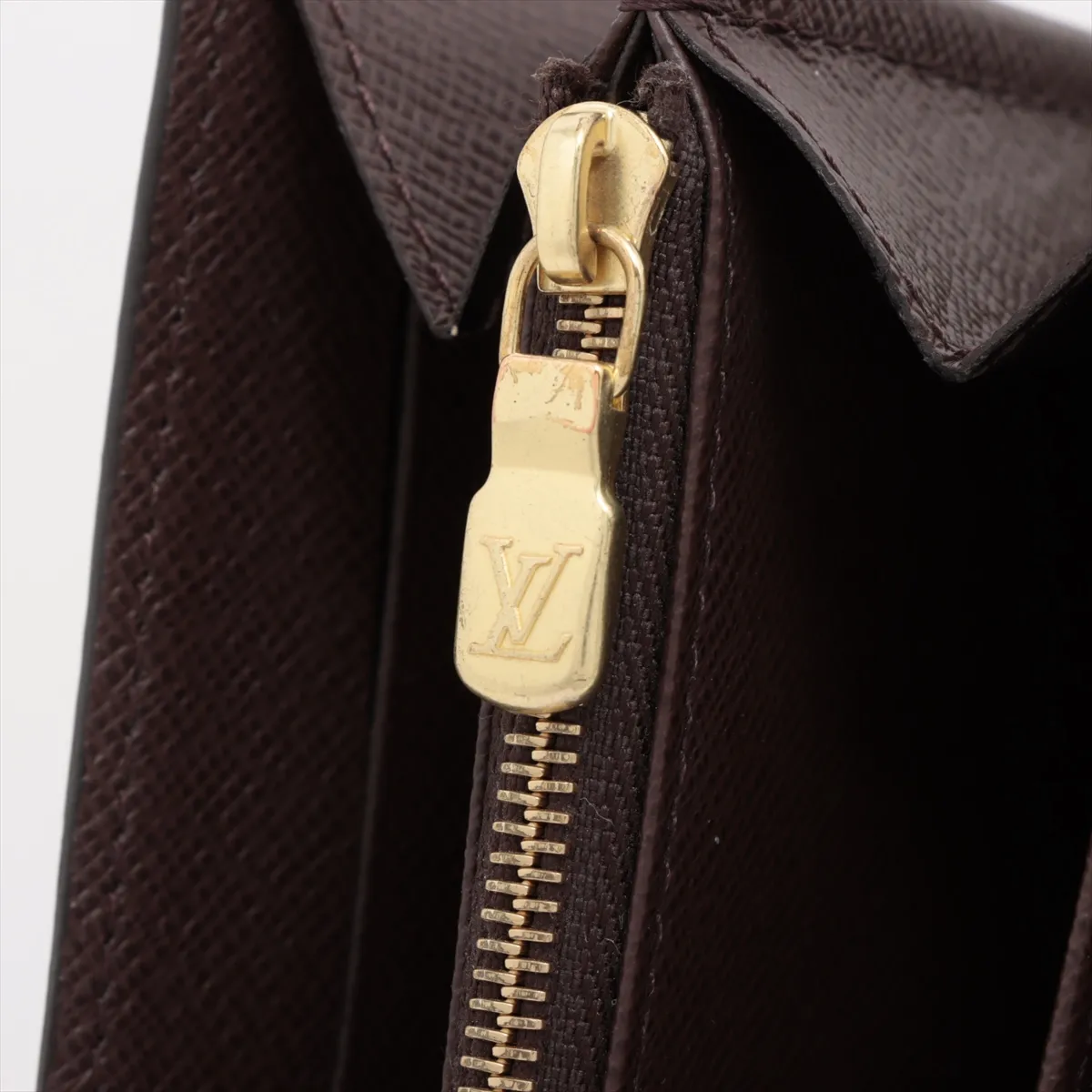 Damier Portefeuille Sara N63209 Brown Long Wallet RFID Reaction — view 11