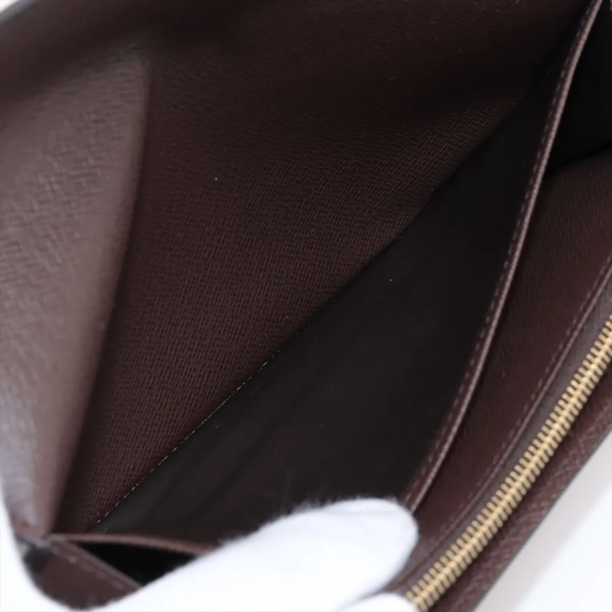 Damier Portefeuille Sara N63209 Brown Long Wallet RFID Reaction — view 5