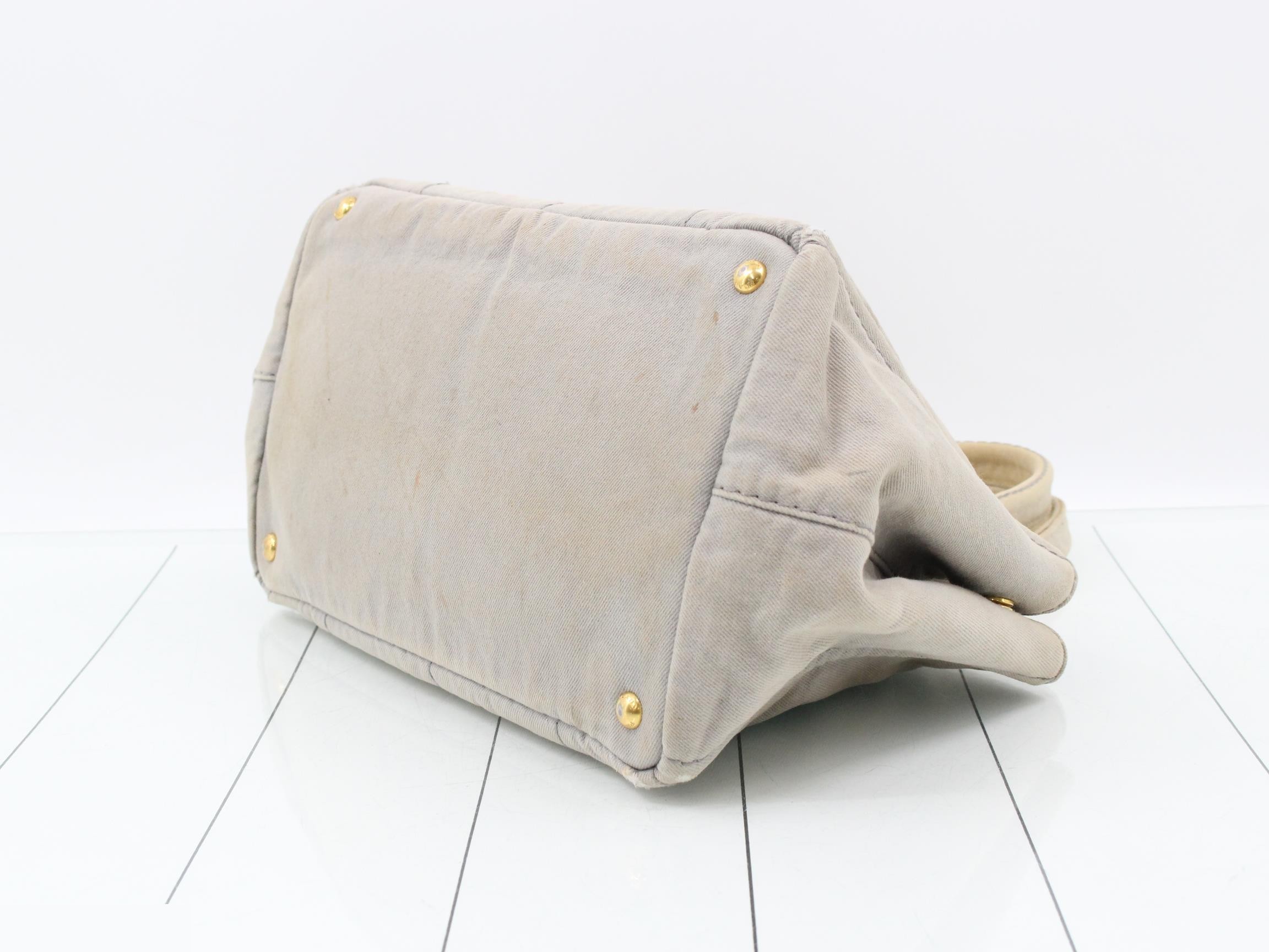 Canapa handbag, light gray — view 6