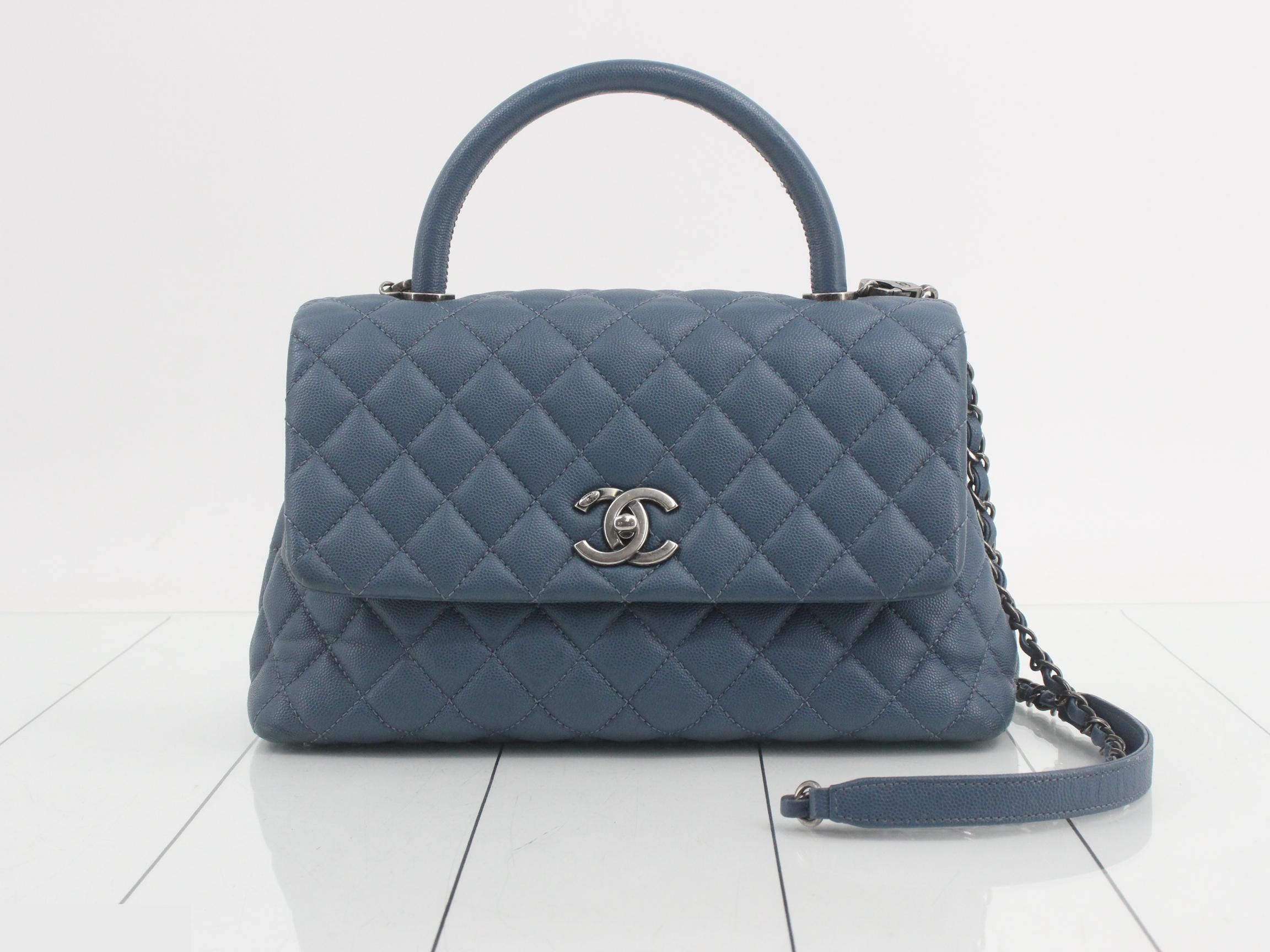 Coco Handle Caviar Skin 2-Way Shoulder/Handbag