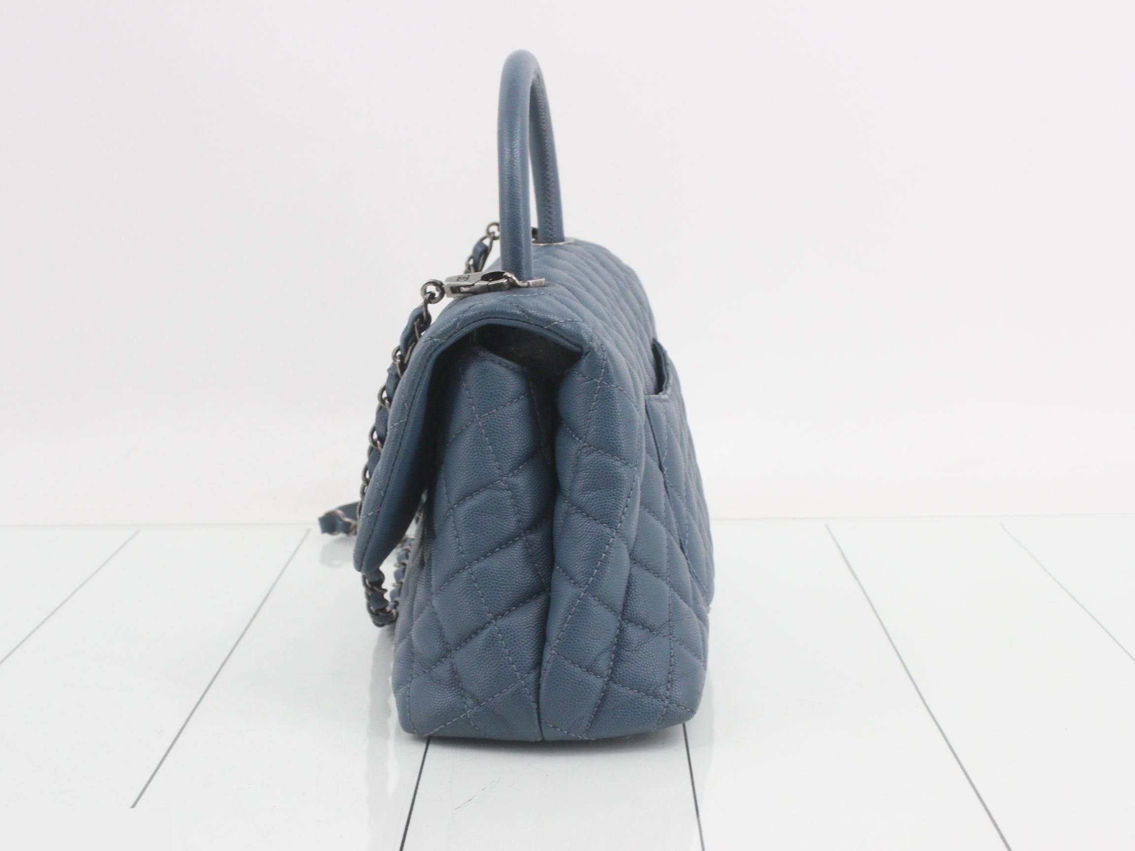 Coco Handle Caviar Skin 2-Way Shoulder/Handbag — view 3