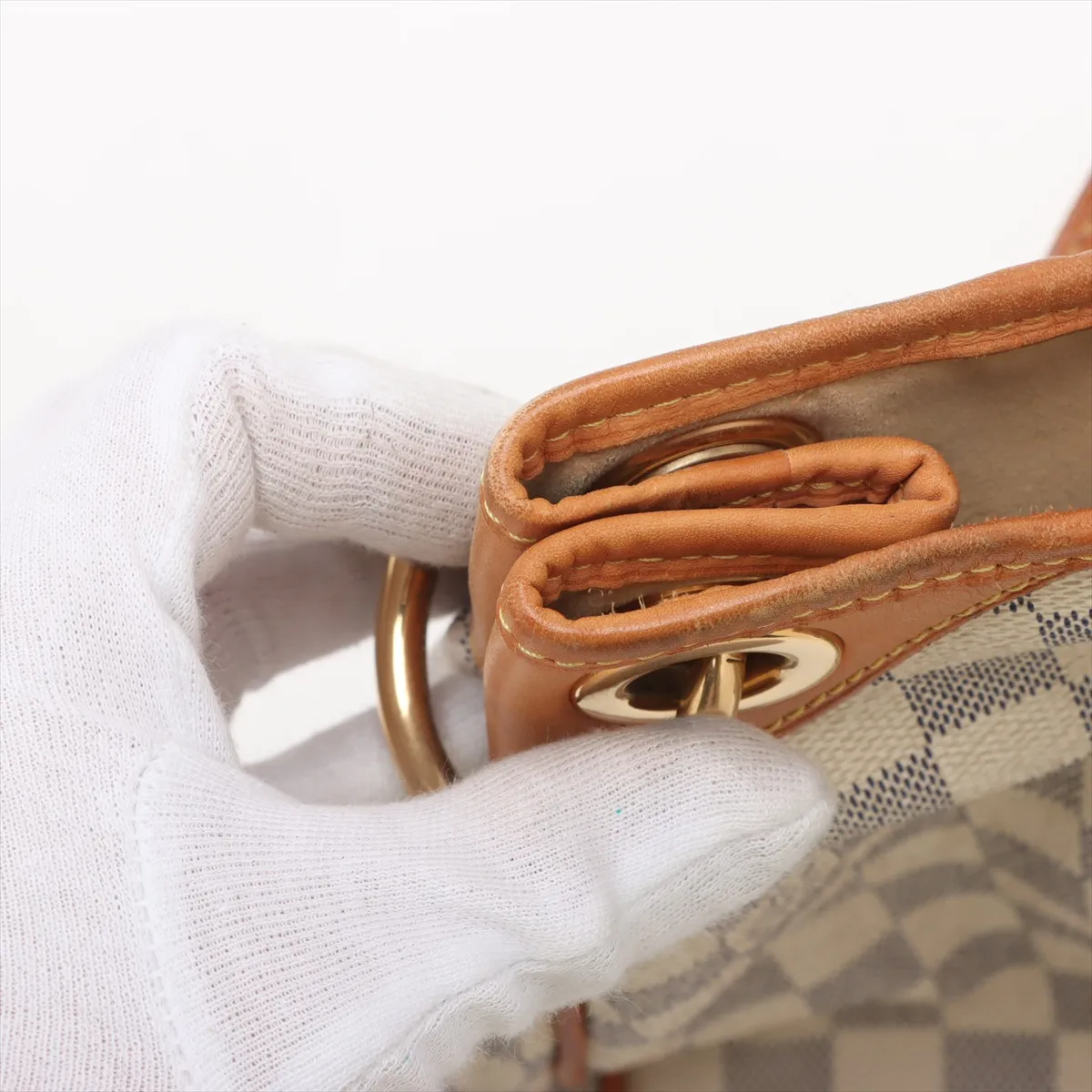 Damier Azur Galliera PM N55215 MI3078 White — view 13