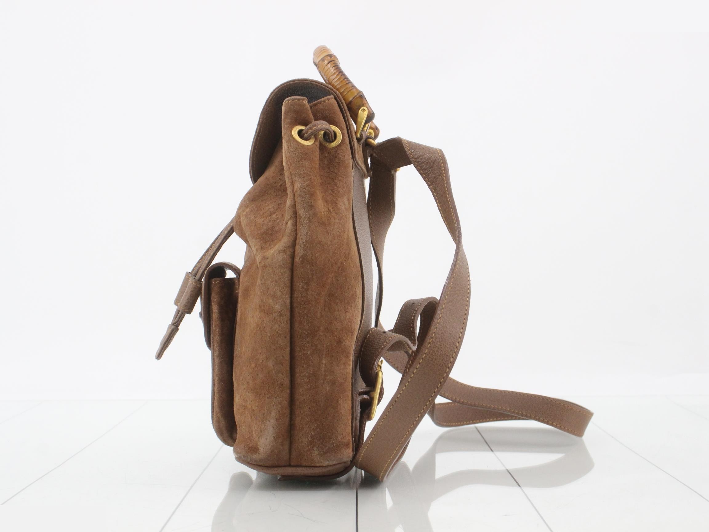 Bamboo suede backpack — view 3