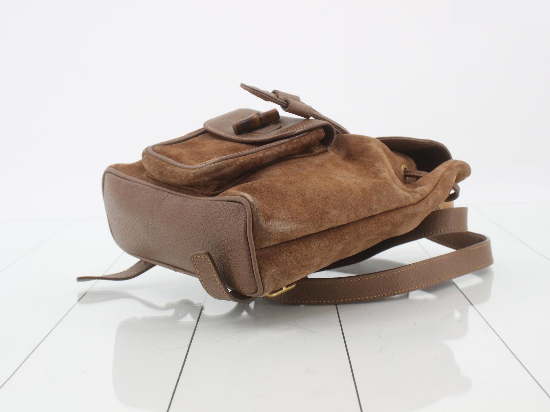 Bamboo suede backpack — view 6