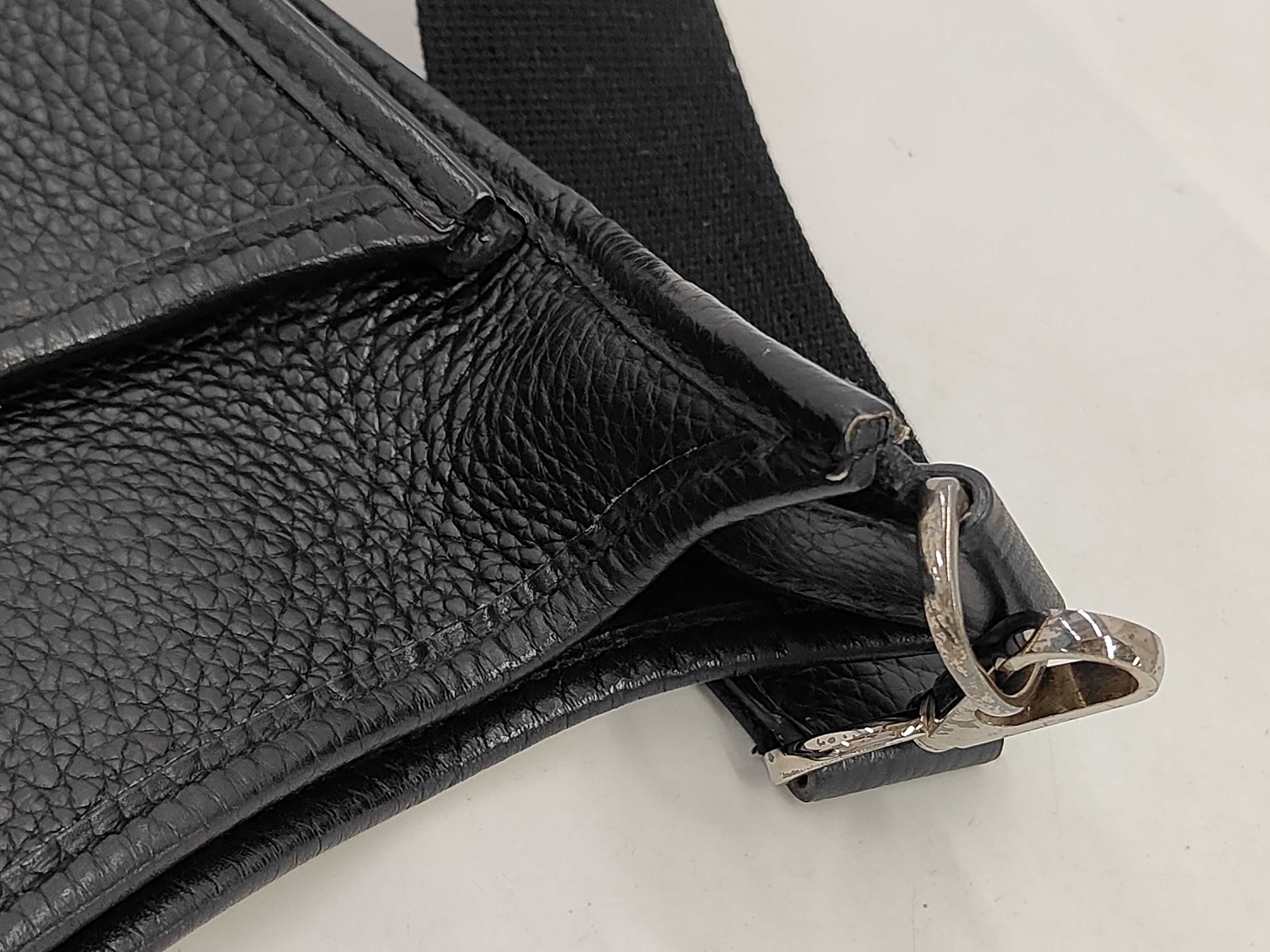 Black Taurillon Evelyne PM Shoulder Bag — view 11