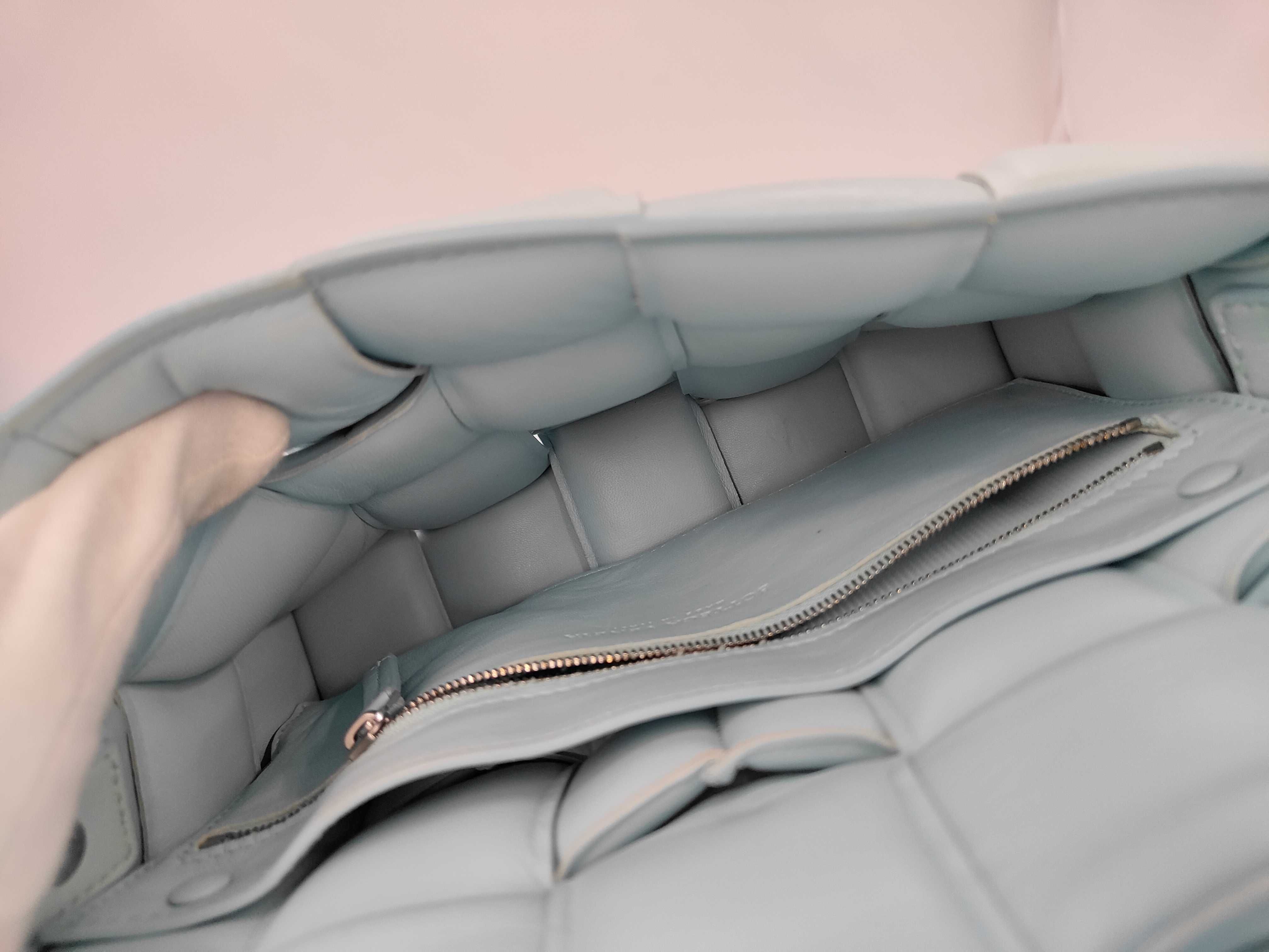 Intrecciato Padded Cassette Shoulder Bag — view 11
