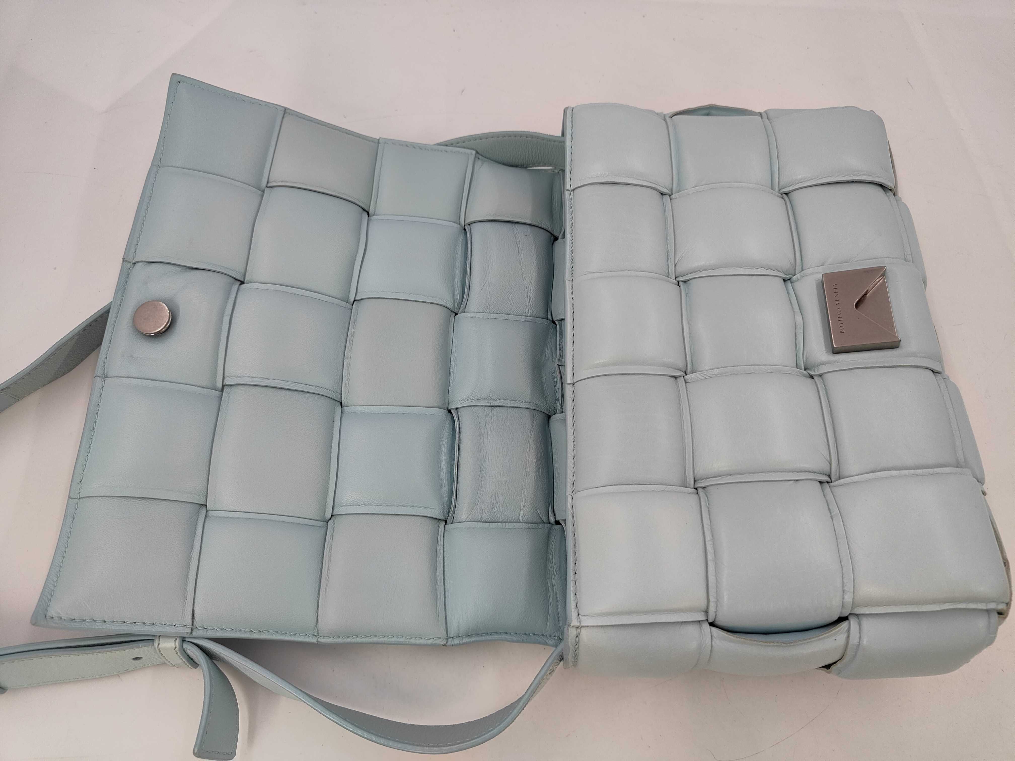 Intrecciato Padded Cassette Shoulder Bag — view 9