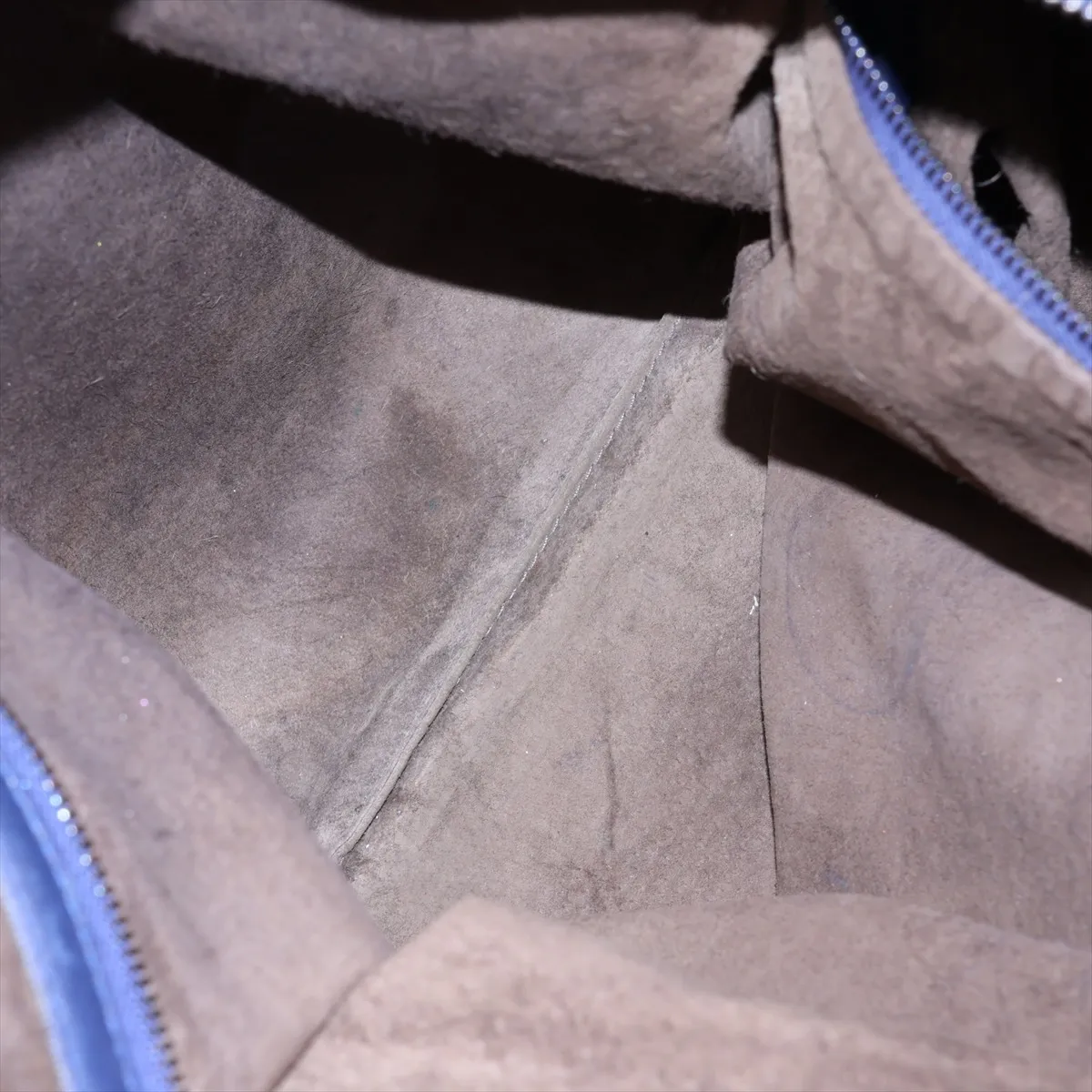 Intrecciato Hobo Leather Shoulder Bag, Blue — view 8