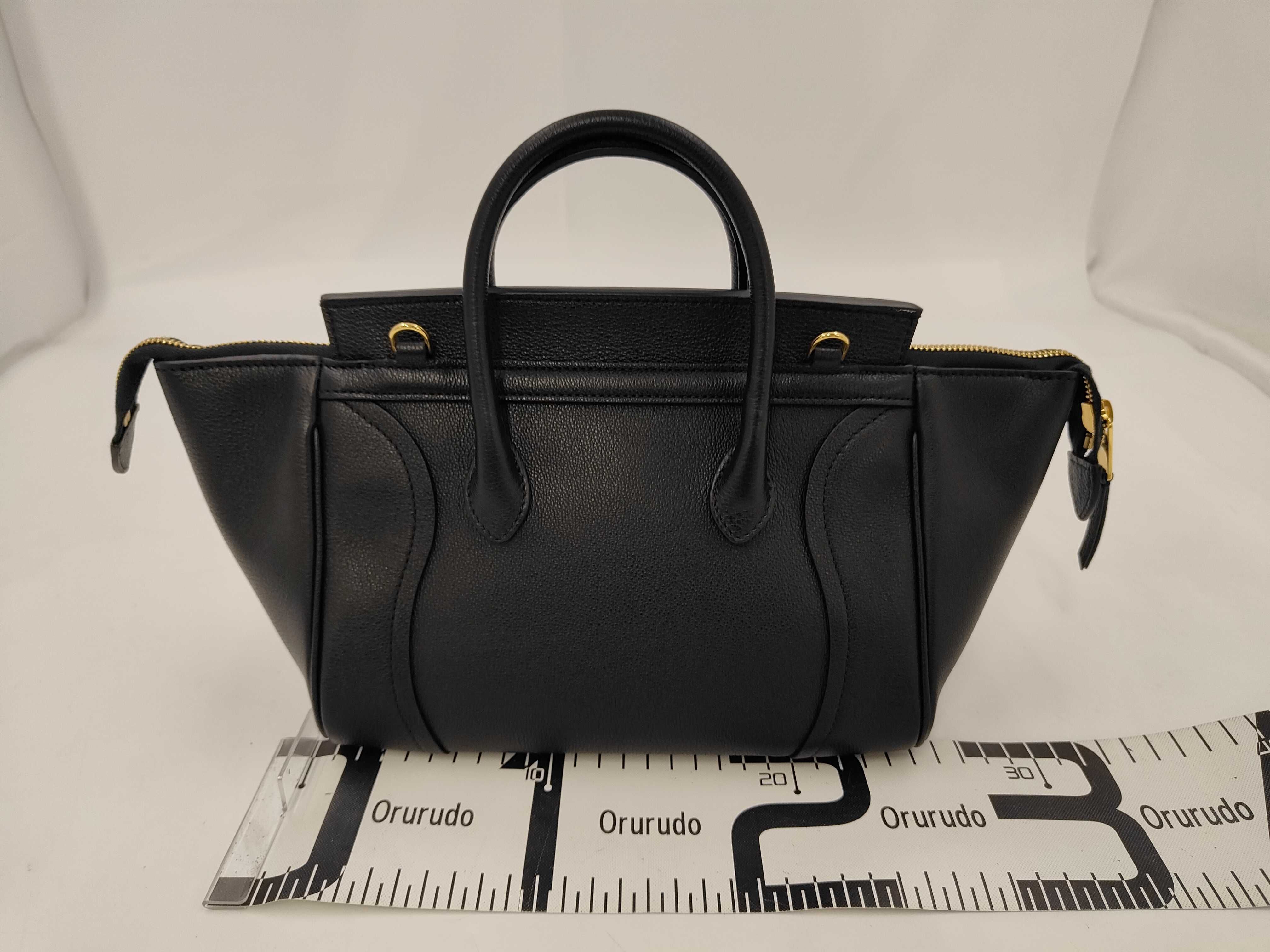 Little Luggage Grained Calfskin Handbag — view 2
