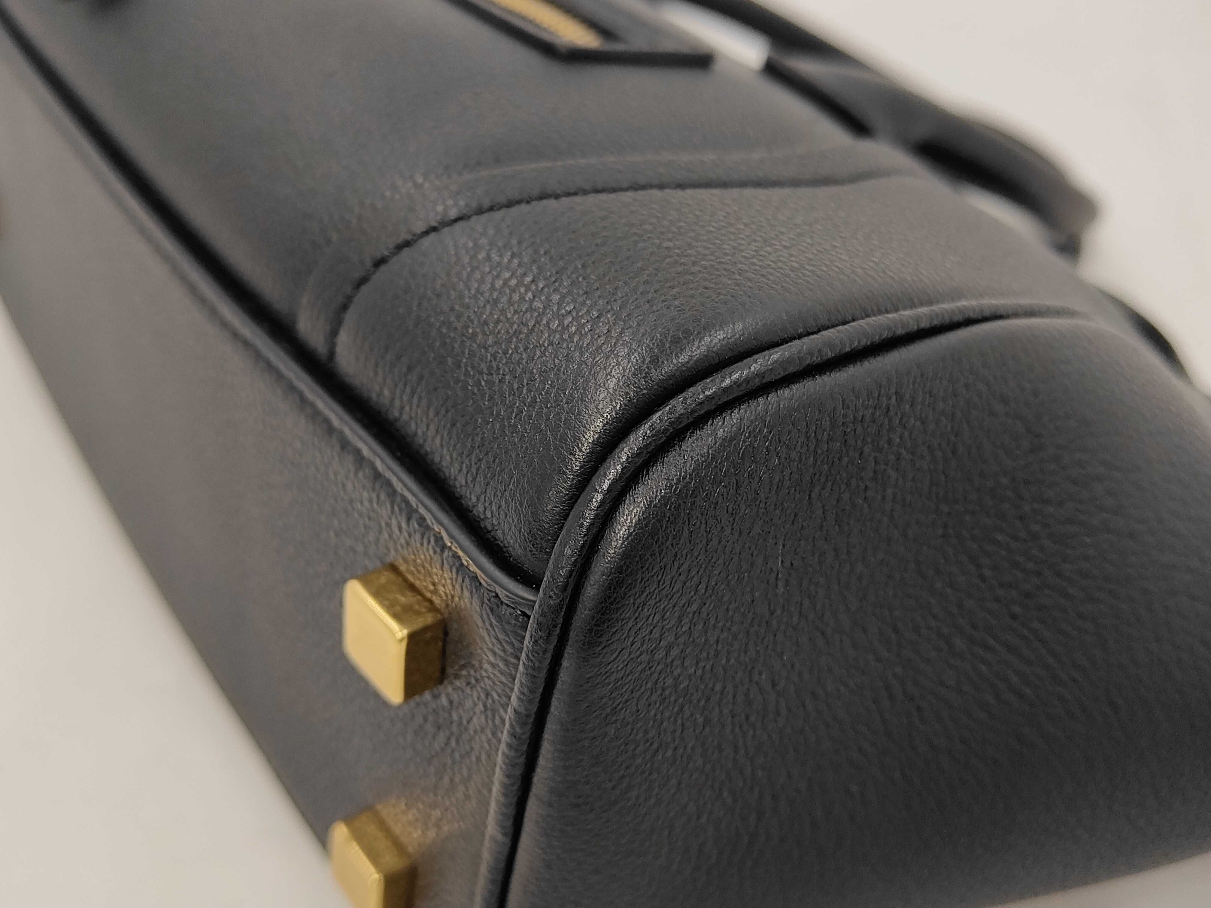 Little Luggage Grained Calfskin Handbag — view 7