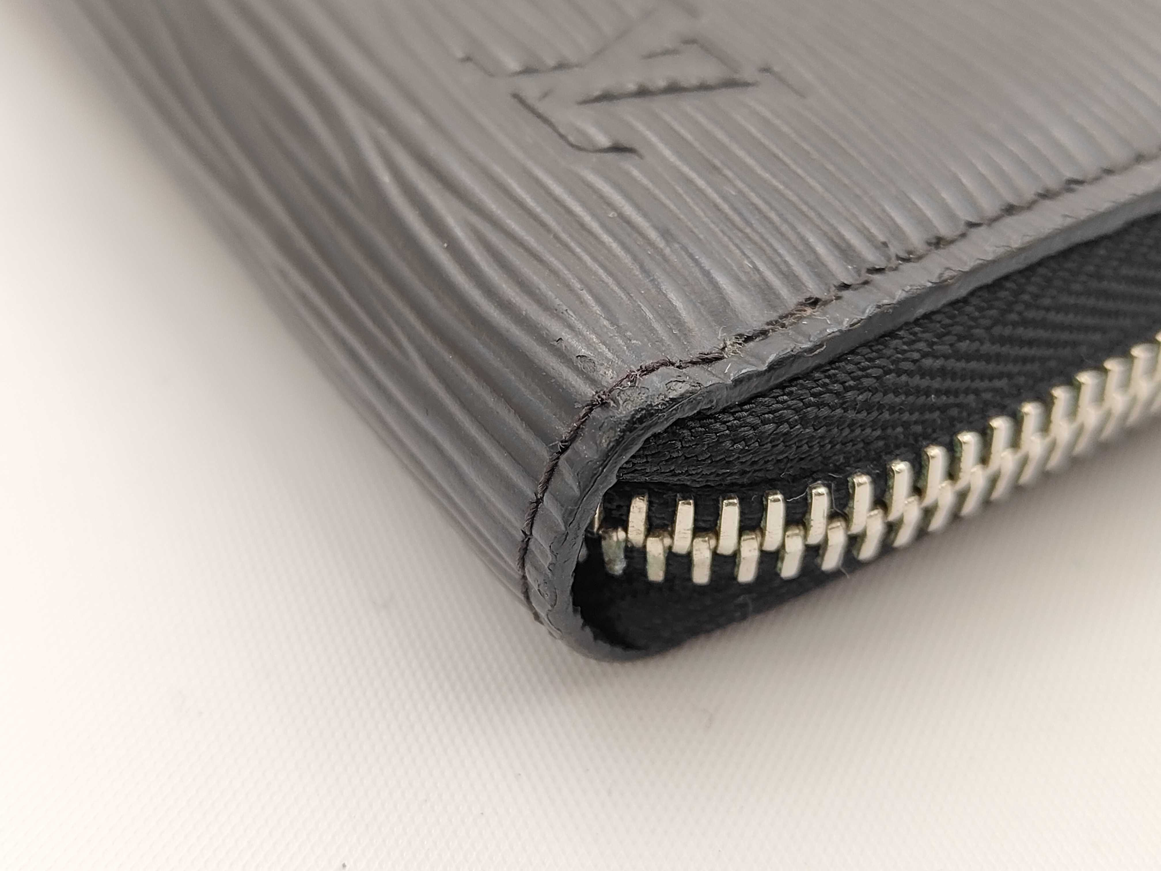 Epi Black Leather Zippy Wallet — view 3