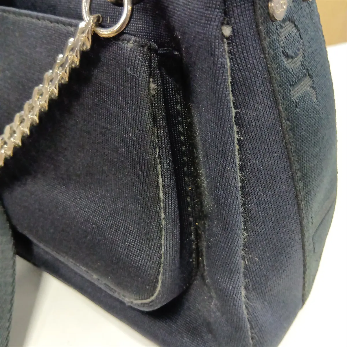 Hardcore Canvas Shoulder Bag, Navy — view 14