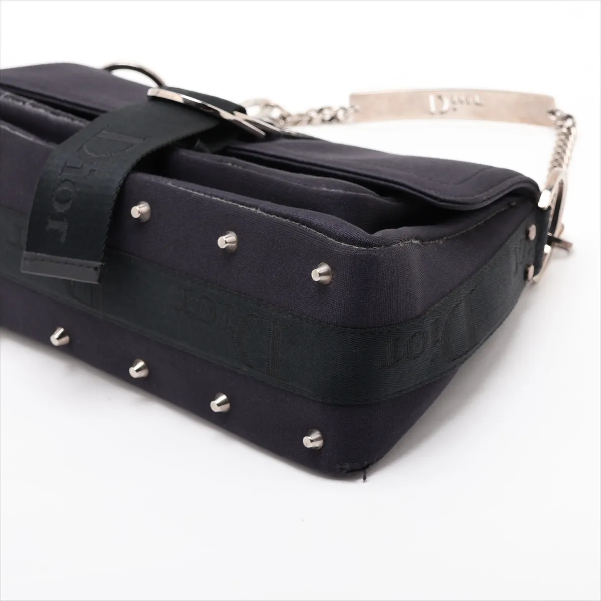 Hardcore Canvas Shoulder Bag, Navy — view 3