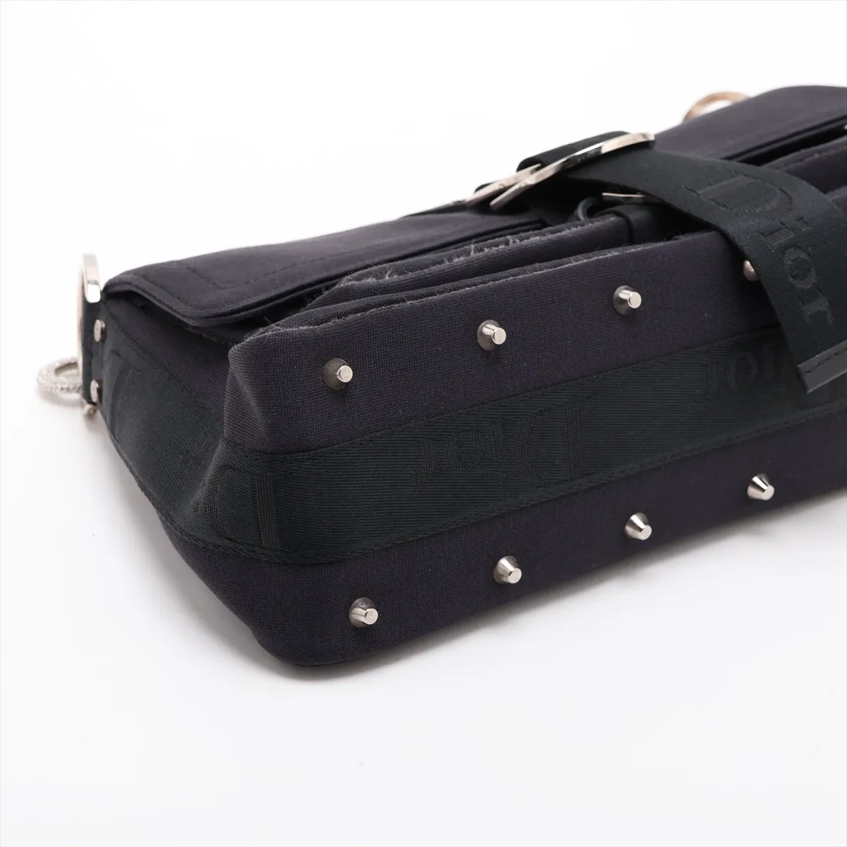 Hardcore Canvas Shoulder Bag, Navy — view 4