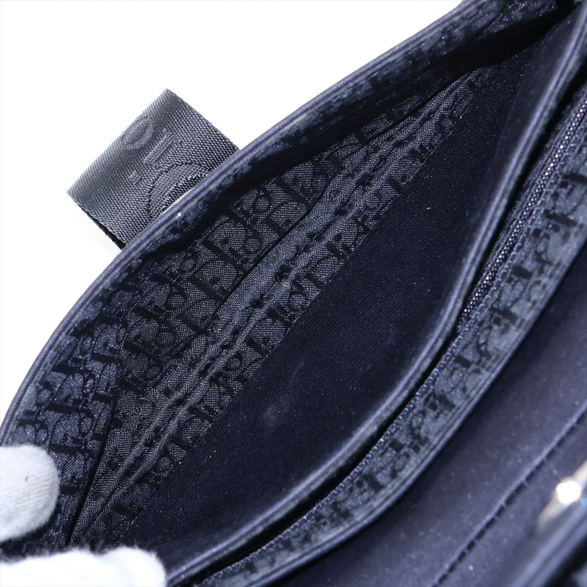 Hardcore Canvas Shoulder Bag, Navy — view 9