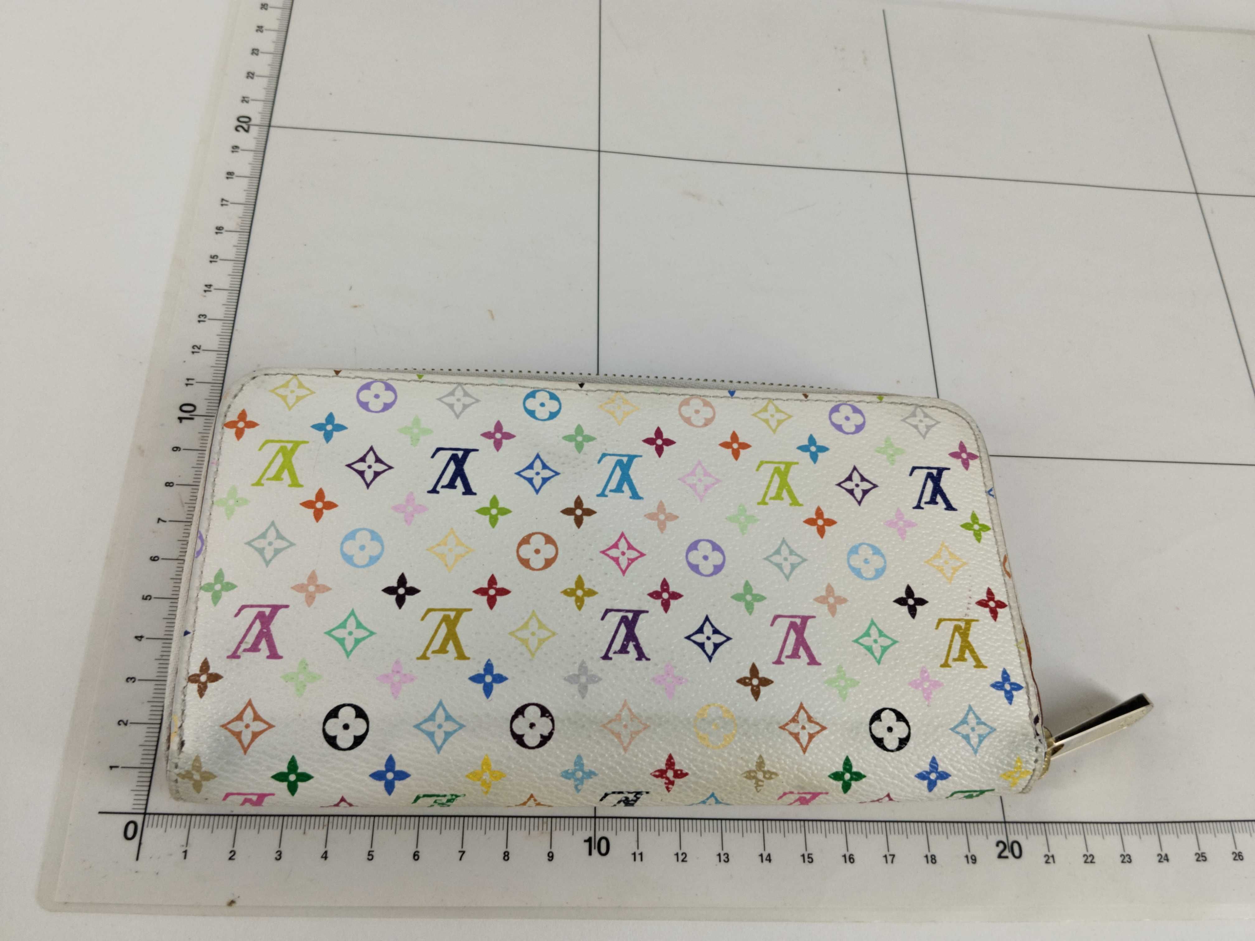 Monogram Multicolore Zippy Wallet, Blanc (Black stain inside) M60241 CA4124 Wallet — view 2
